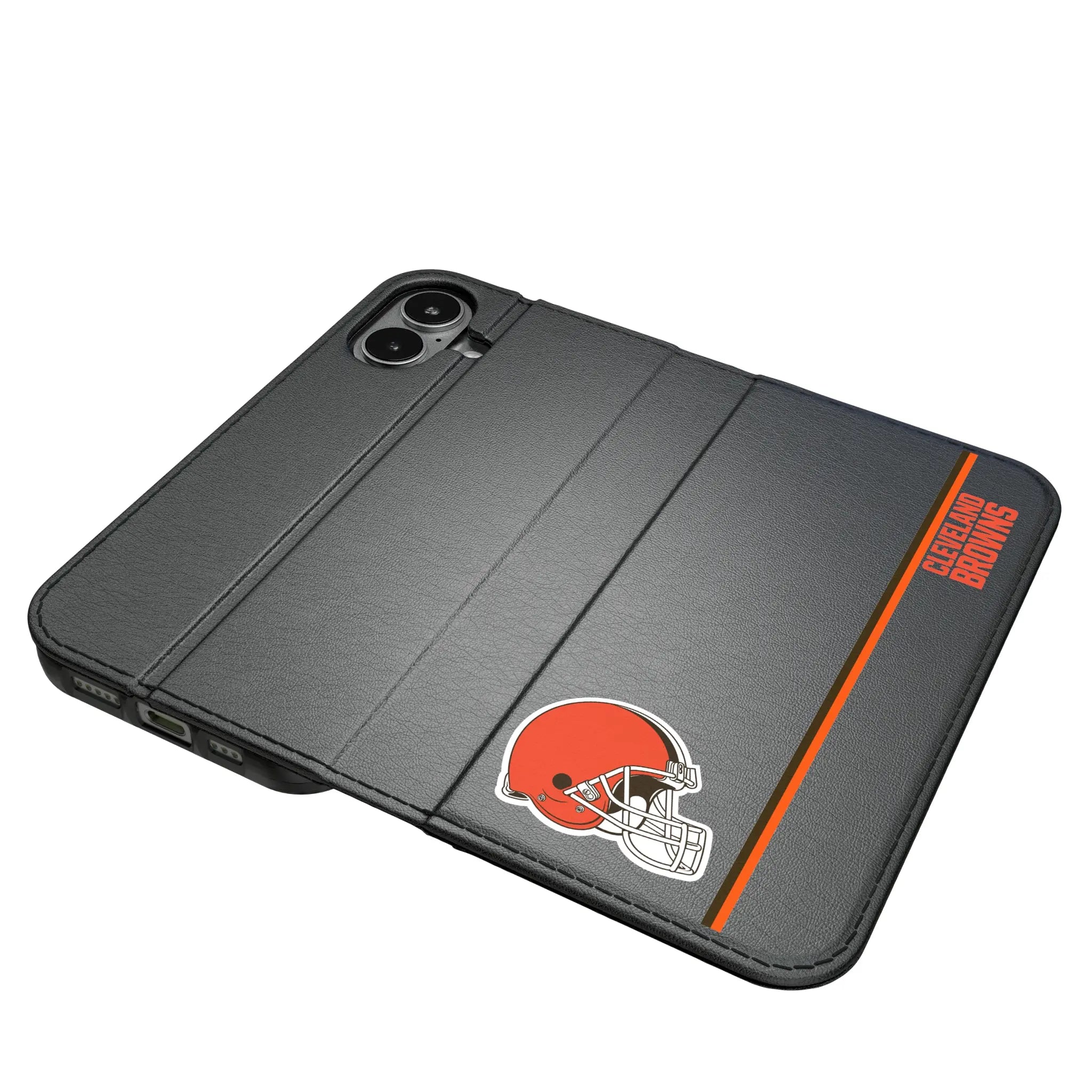 Cleveland Browns Sidebar iPhone Folio Phone Case for Apple iPhone#Device_iPhone 17