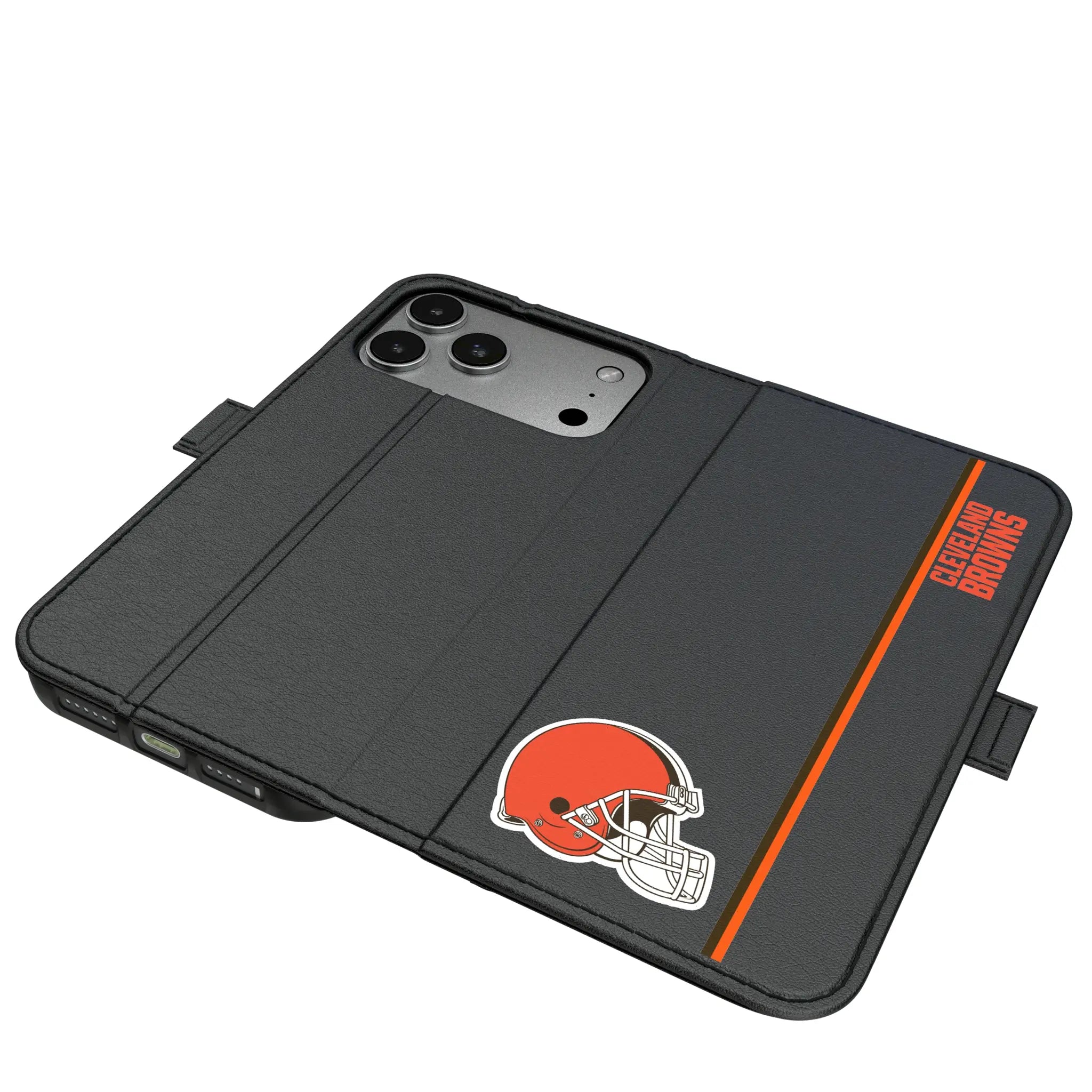 Cleveland Browns Sidebar iPhone Folio Phone Case for Apple iPhone#Device_iPhone 17 Pro Max