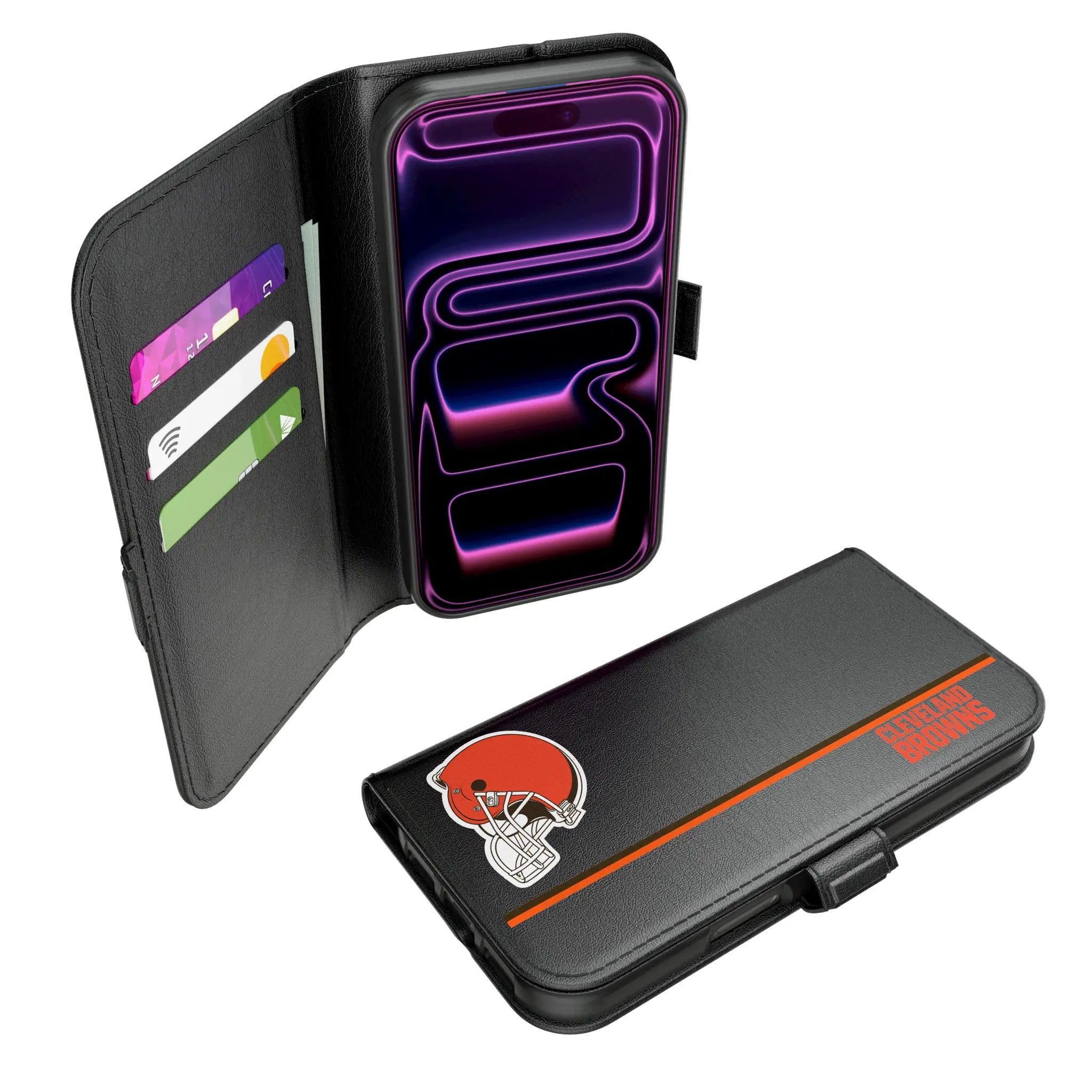 Cleveland Browns Sidebar iPhone Folio Phone Case for Apple iPhone#Device_iPhone 17 Pro