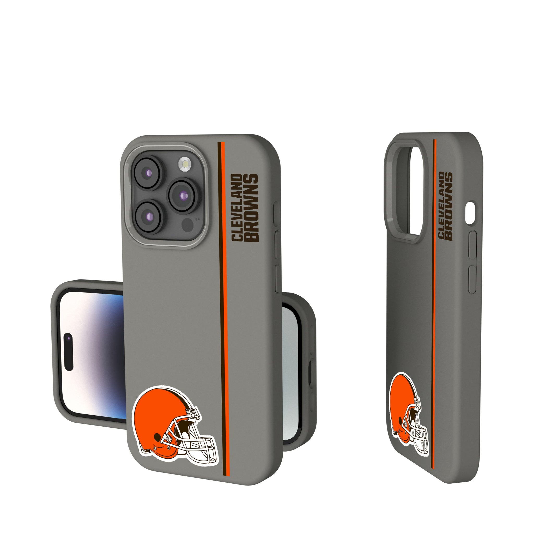Cleveland Browns Sidebar iPhone Soft Touch Phone Case for Apple iPhone