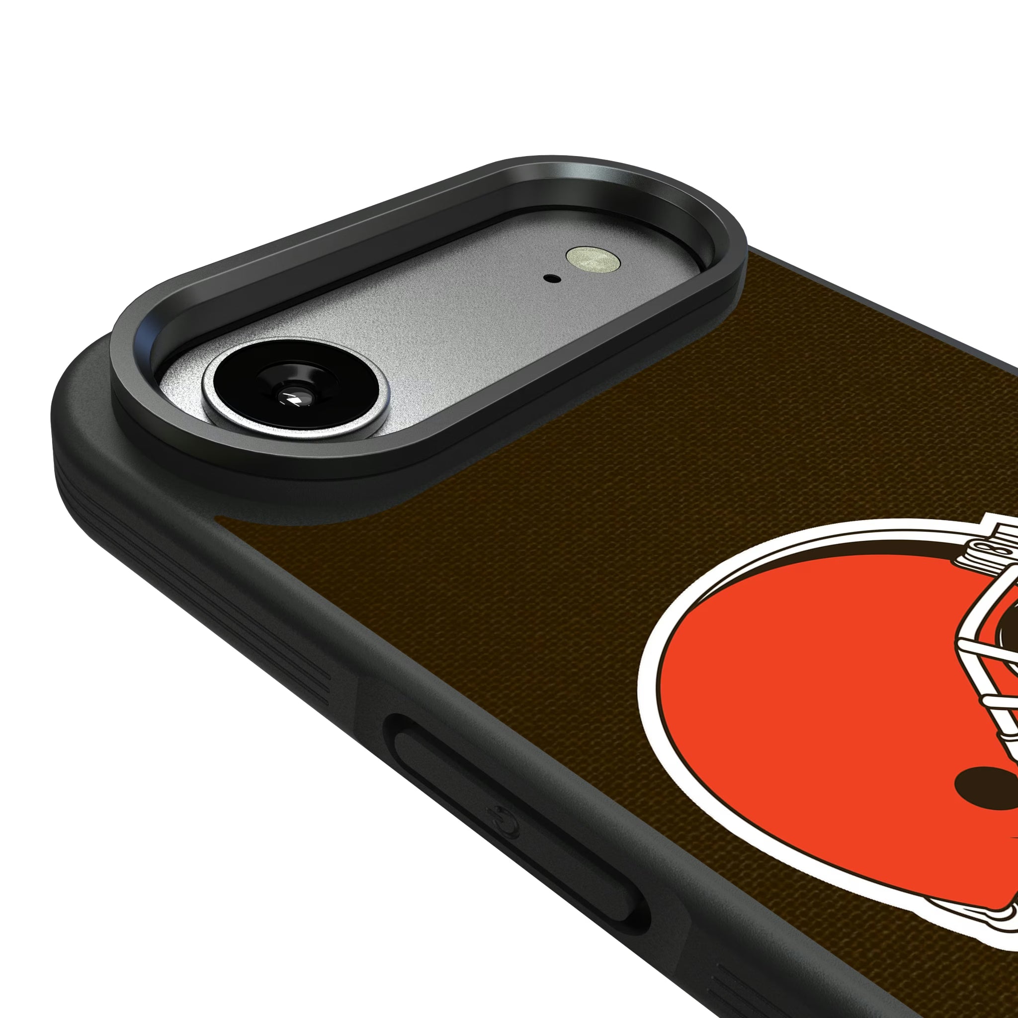 Cleveland Browns Stripe iPhone Bump Phone Case for Apple iPhone - Detail#Device_iPhone Air