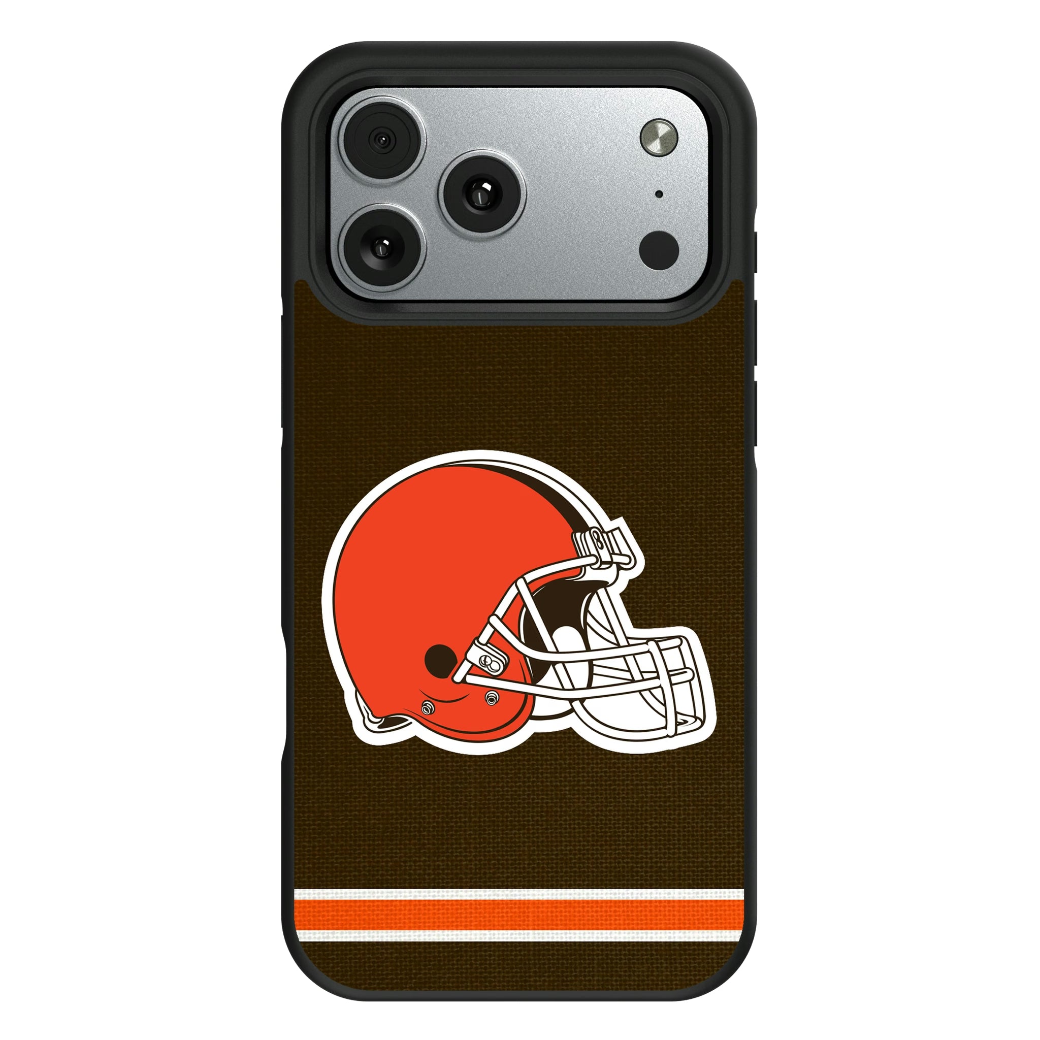 Cleveland Browns Stripe iPhone Bump Phone Case for Apple iPhone#Device_iPhone 17 Pro Max