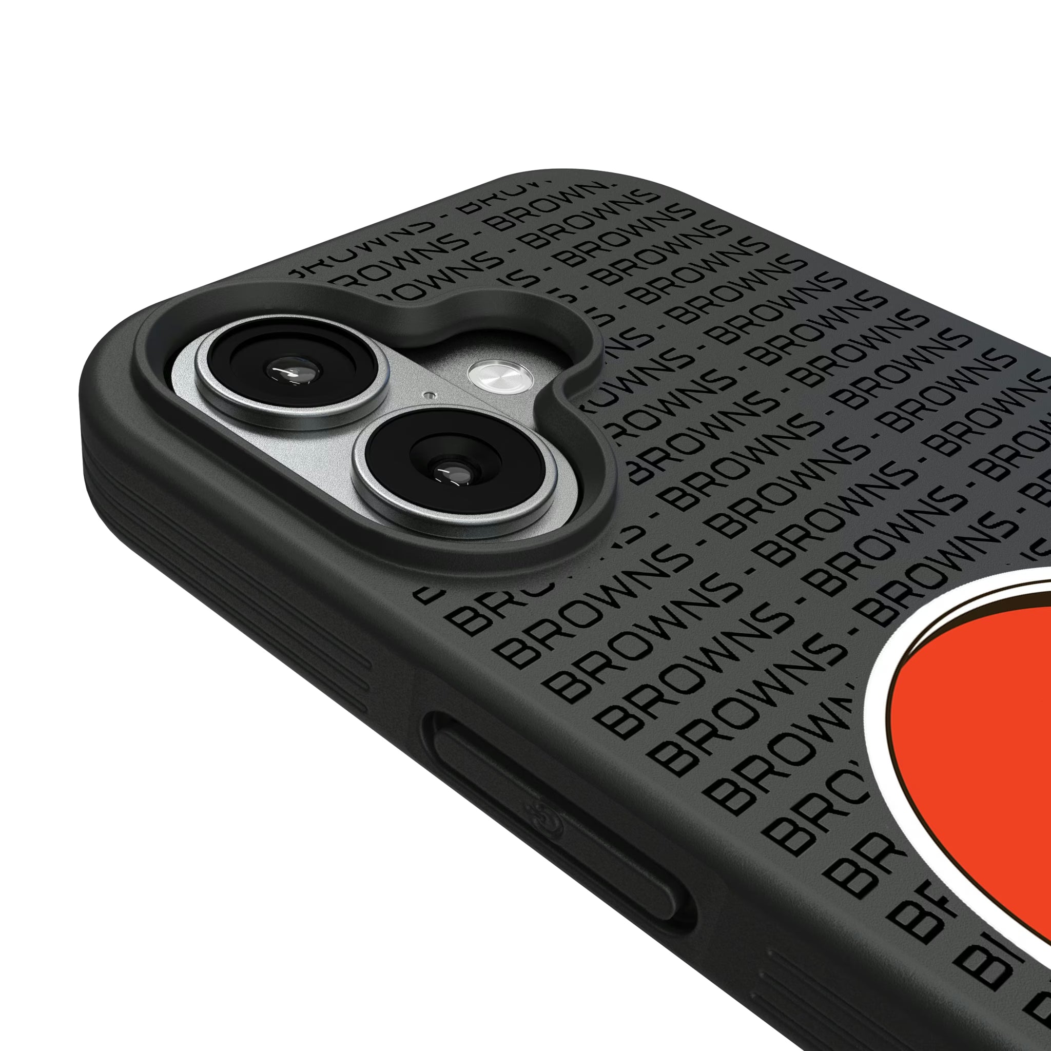 Cleveland Browns Text Backdrop iPhone Bump Phone Case for Apple iPhone - Detail#Device_iPhone 17