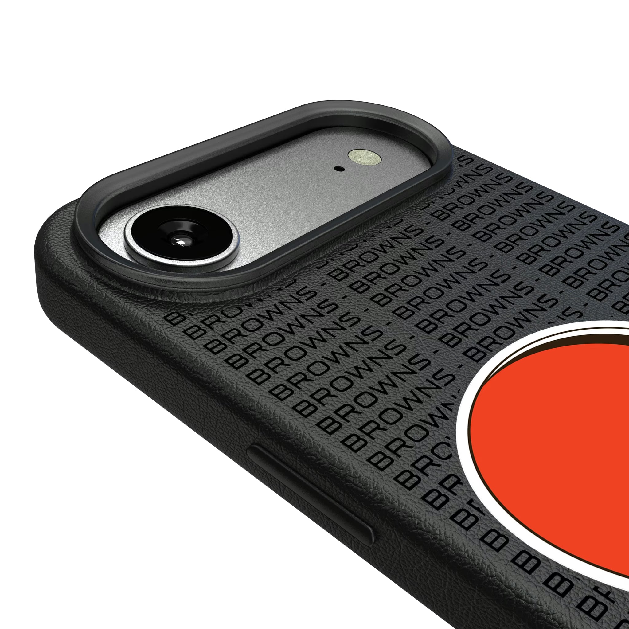 Cleveland Browns Text Backdrop iPhone MagSafe Compatible Phone Case for Apple iPhone - Detail#Device_iPhone Air