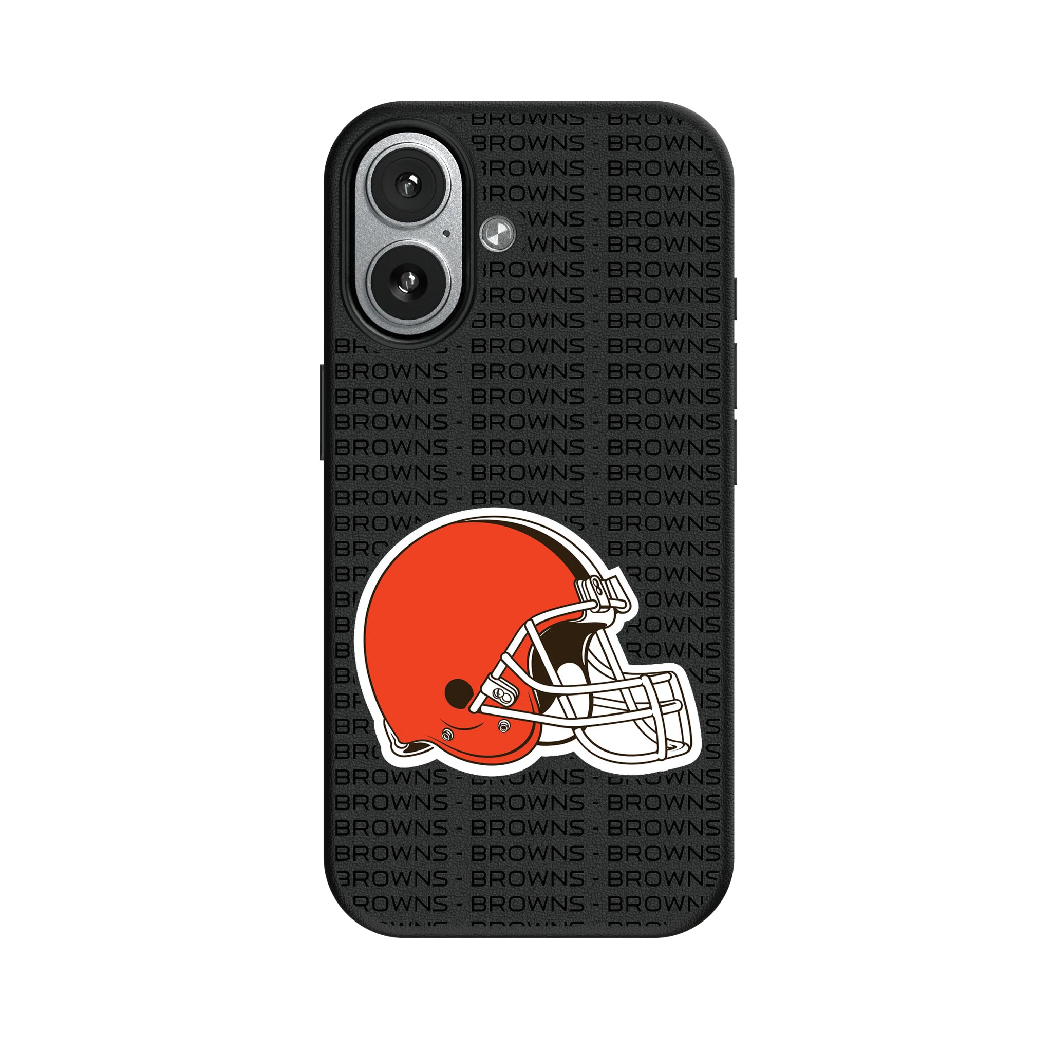 Cleveland Browns Text Backdrop iPhone MagSafe Compatible Phone Case for Apple iPhone#Device_iPhone 17