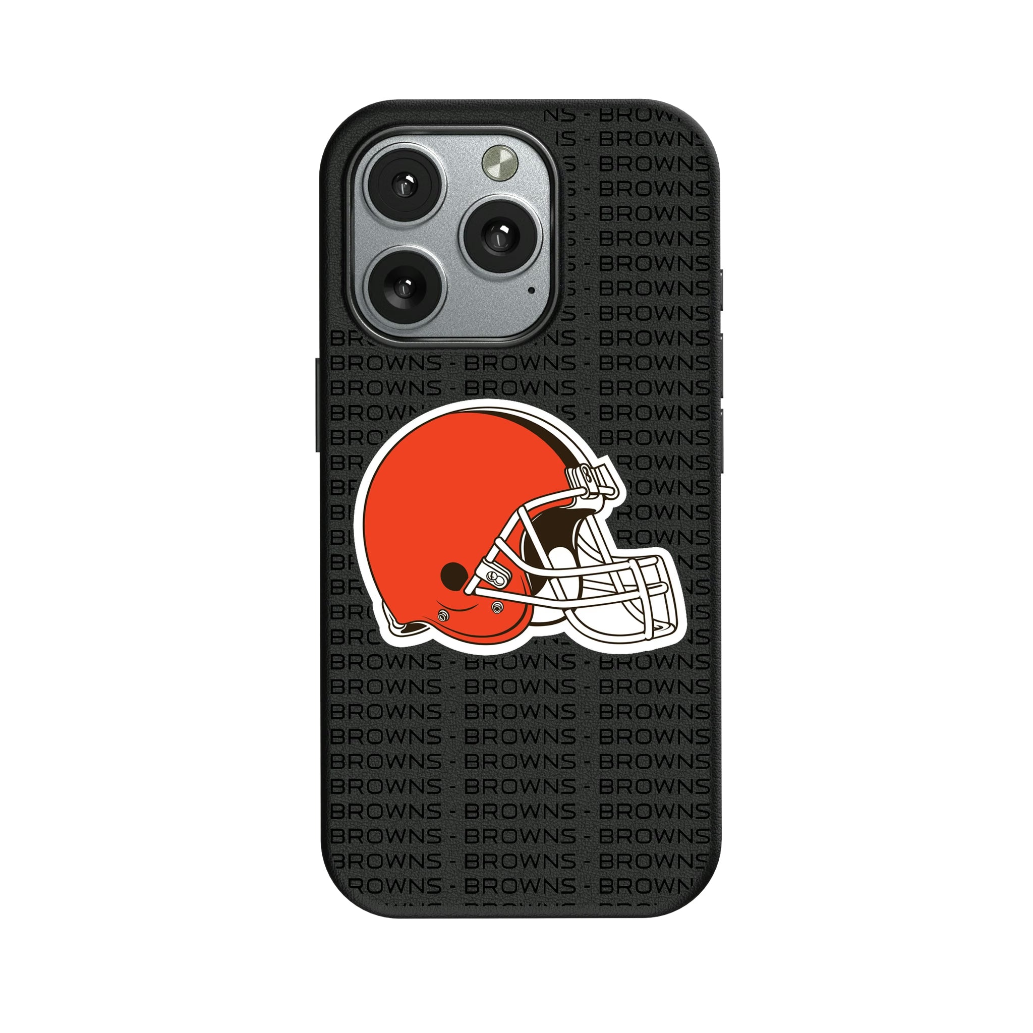 Cleveland Browns Text Backdrop iPhone MagSafe Compatible Phone Case for Apple iPhone