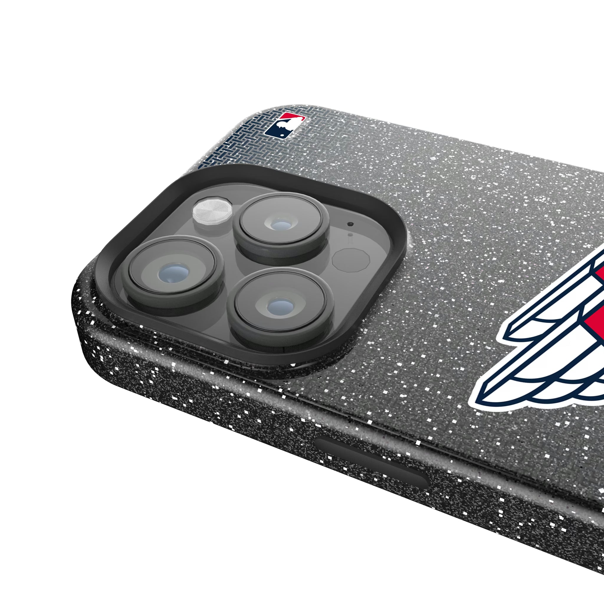 Cleveland Guardians Linen iPhone Bling Phone Case for Apple iPhone - Detail