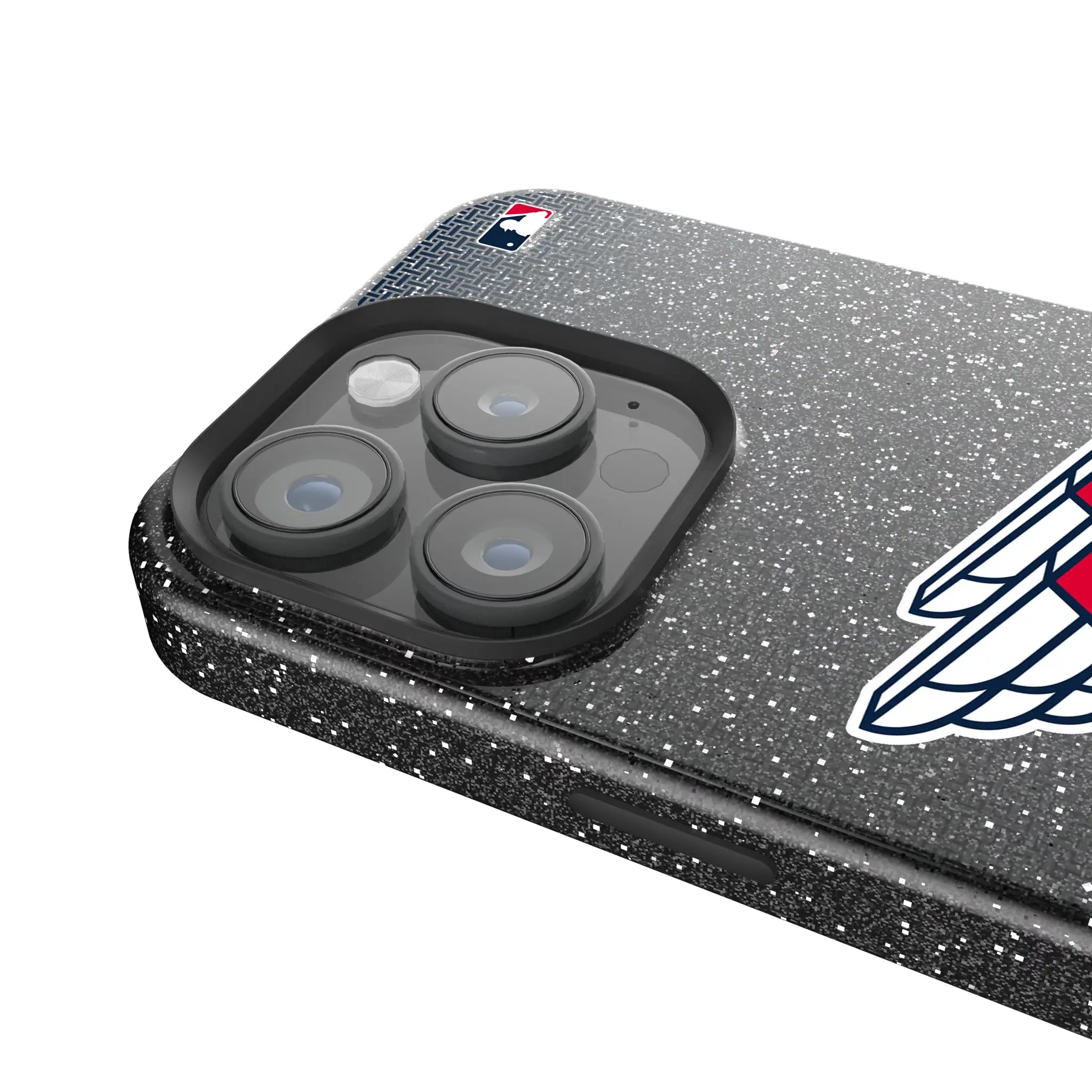 Cleveland Guardians Linen iPhone Bling Phone Case for Apple iPhone - Detail