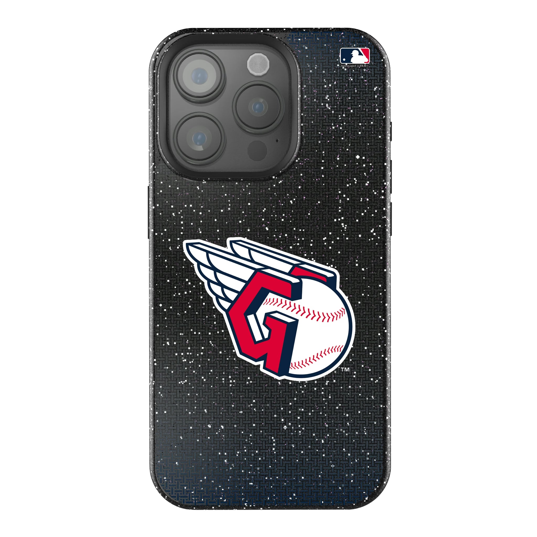 Cleveland Guardians Linen iPhone Bling Phone Case for Apple iPhone