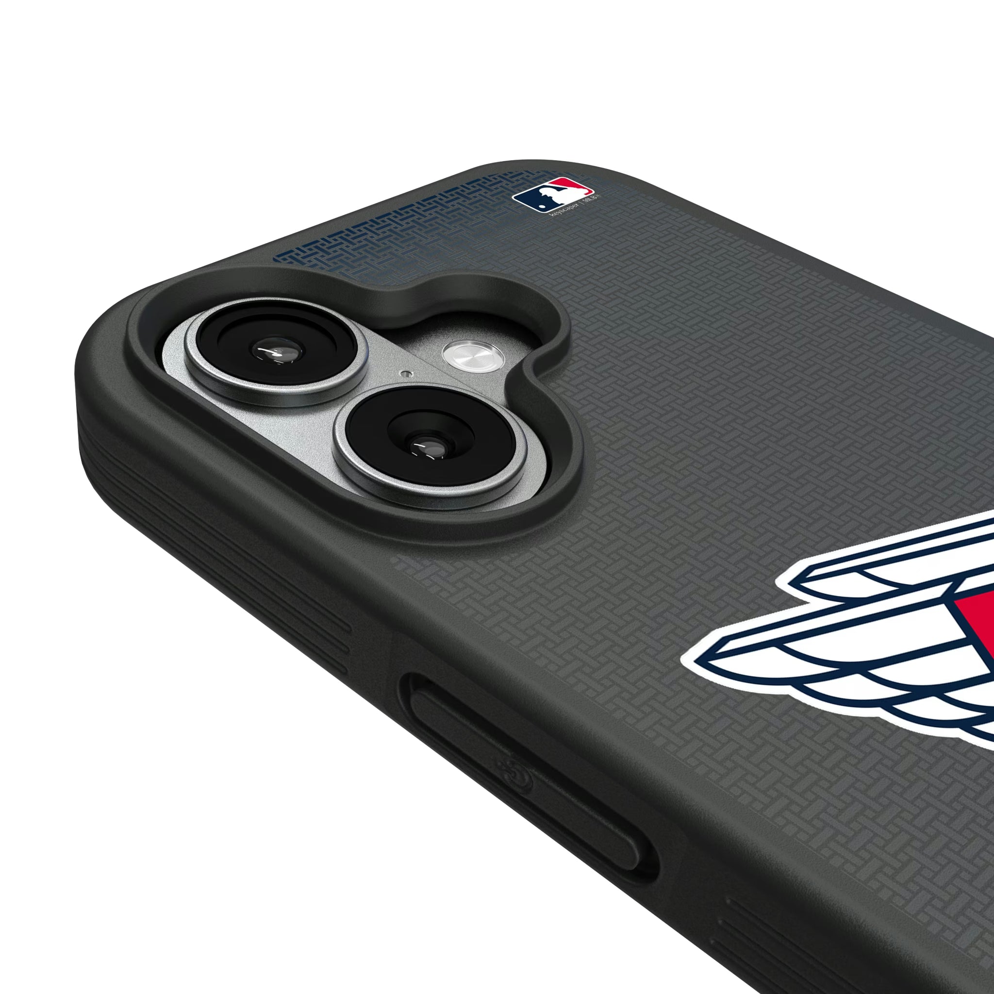 Cleveland Guardians Linen iPhone Bump Phone Case for Apple iPhone - Detail#Device_iPhone 17