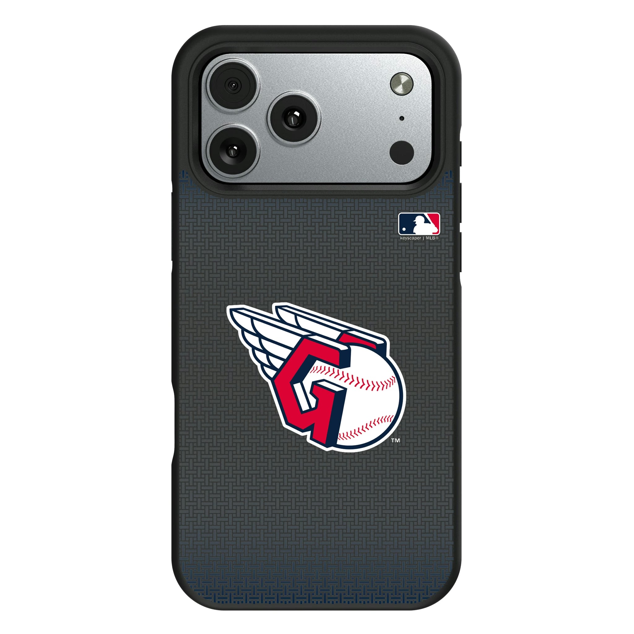 Cleveland Guardians Linen iPhone Bump Phone Case for Apple iPhone#Device_iPhone 17 Pro Max