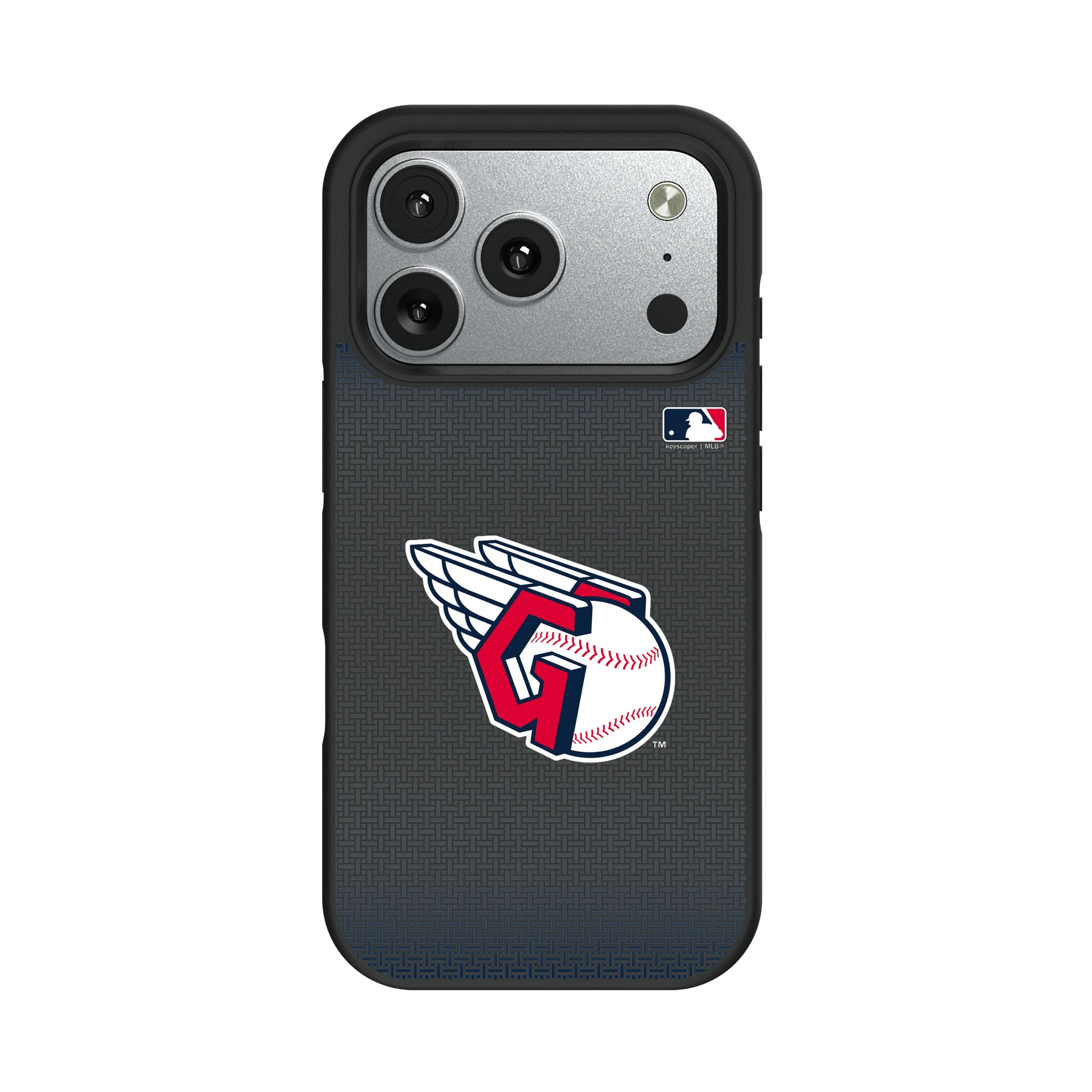 Cleveland Guardians Linen iPhone Bump Phone Case for Apple iPhone#Device_iPhone 17 Pro
