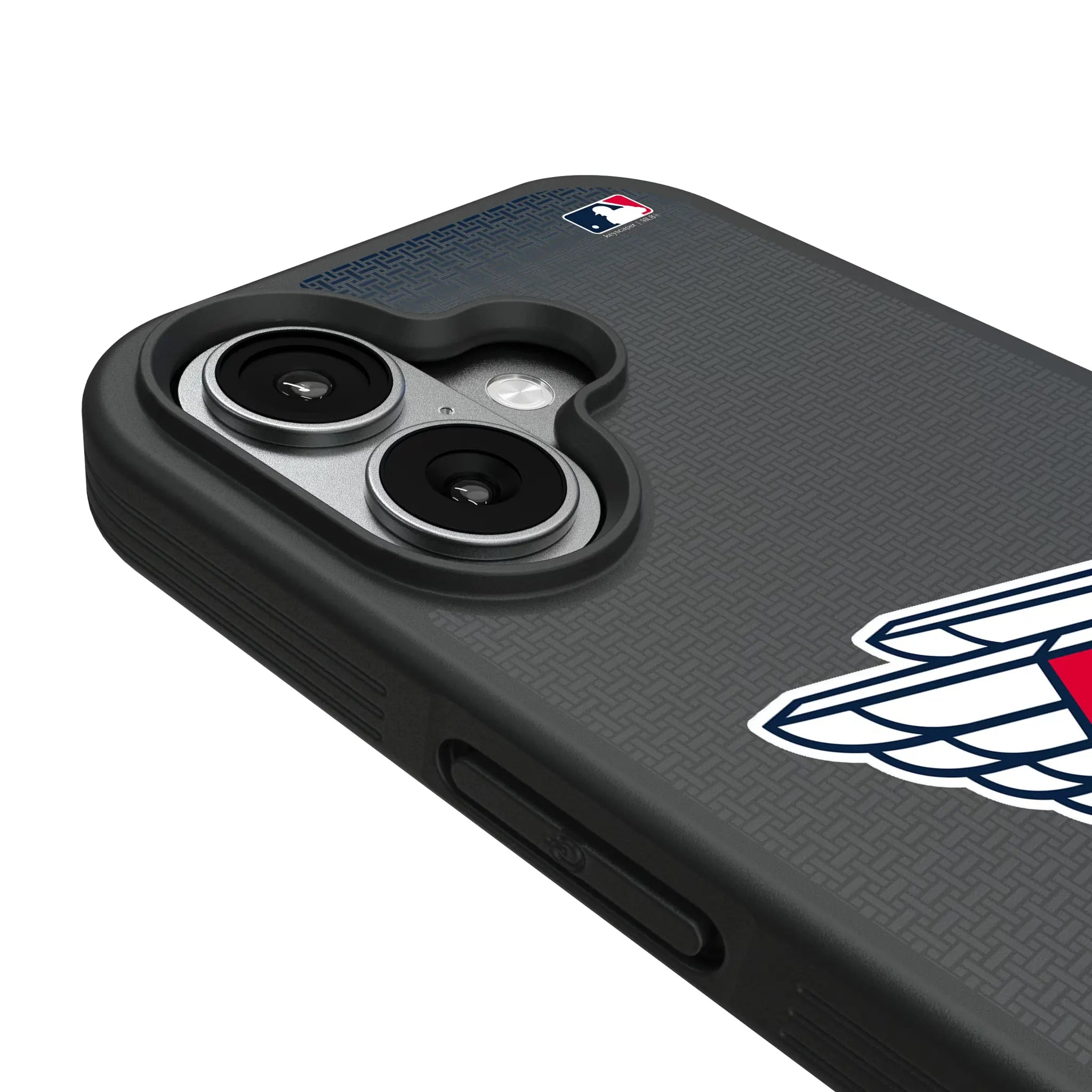 Cleveland Guardians Linen iPhone Bump Phone Case for Apple iPhone - Detail#Device_iPhone 17