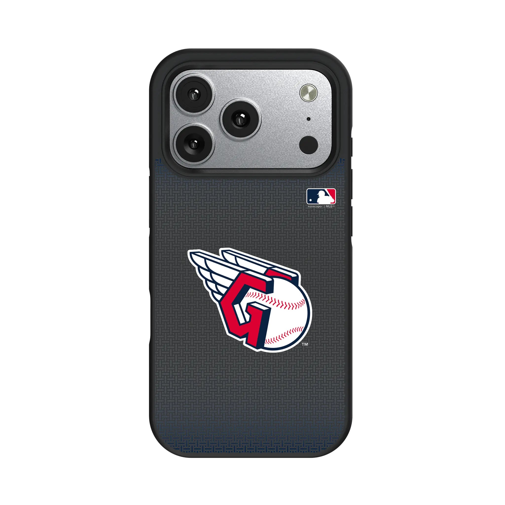 Cleveland Guardians Linen iPhone Bump Phone Case for Apple iPhone#Device_iPhone 17 Pro