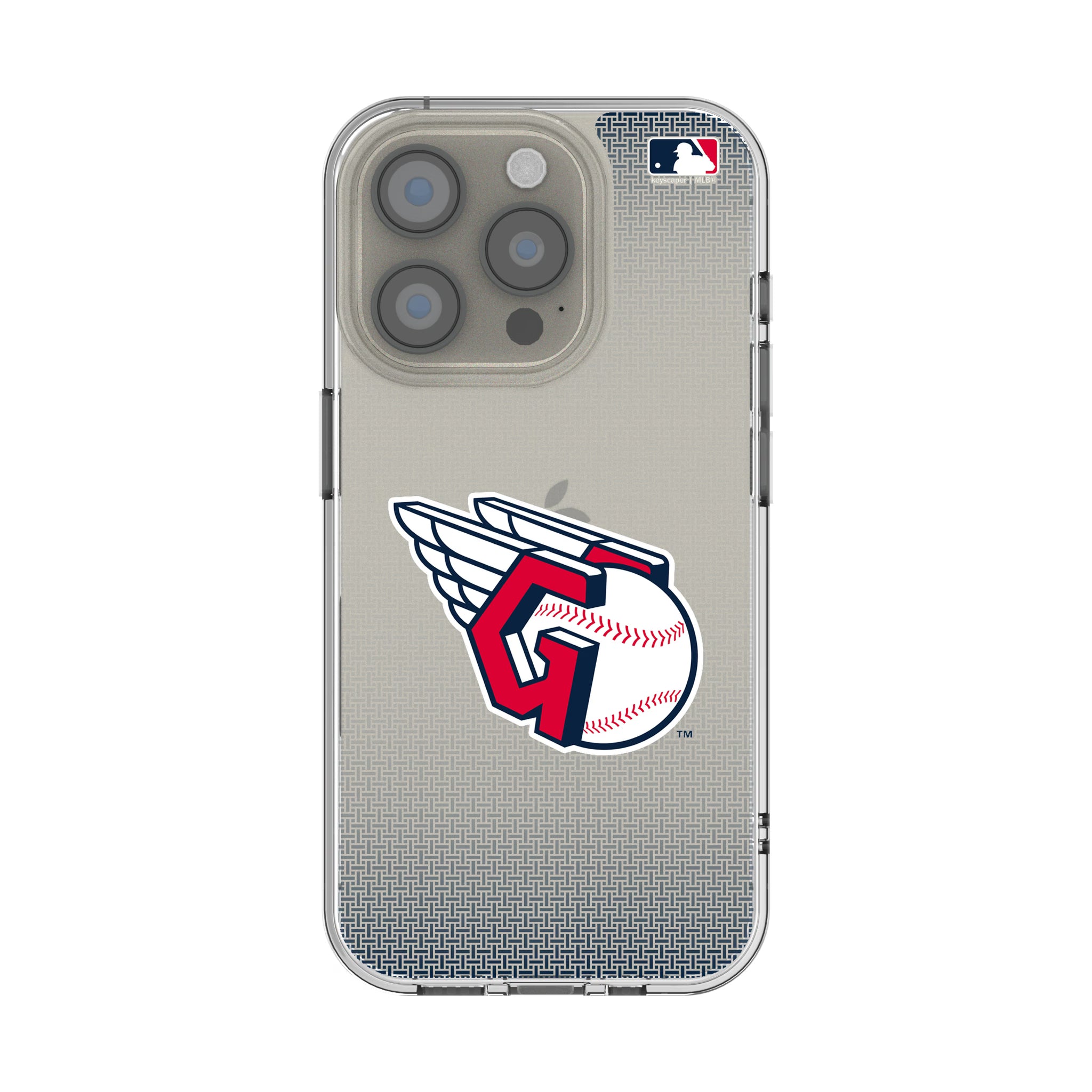Cleveland Guardians Linen iPhone Clear Phone Case for Apple iPhone