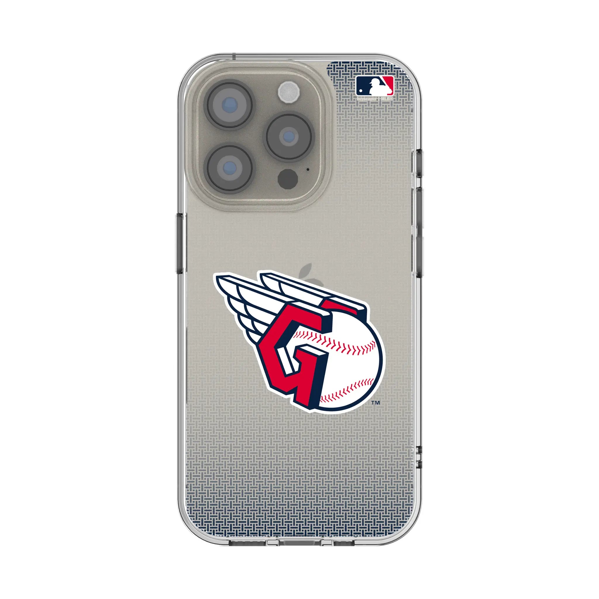 Cleveland Guardians Linen iPhone Clear Phone Case for Apple iPhone