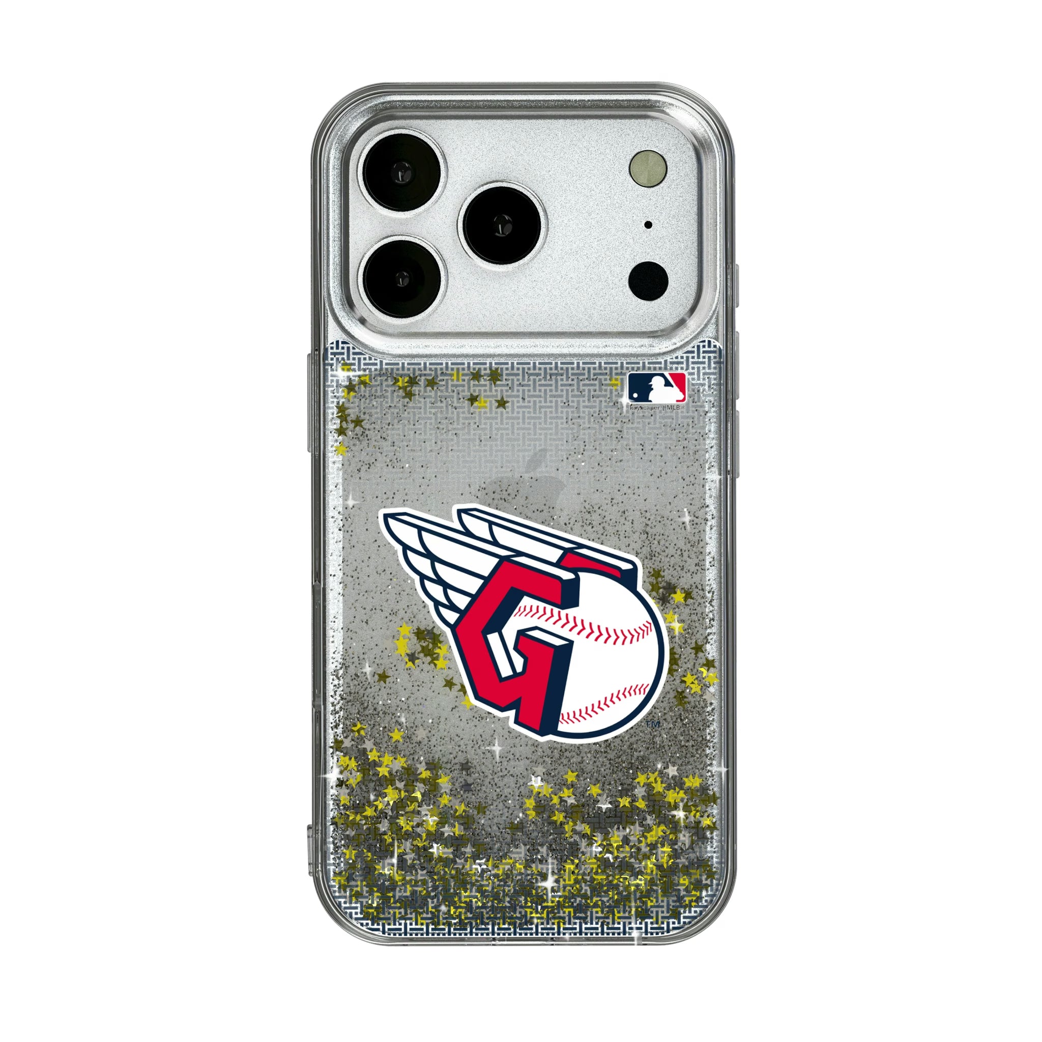 Cleveland Guardians Linen iPhone Glitter Phone Case for Apple iPhone