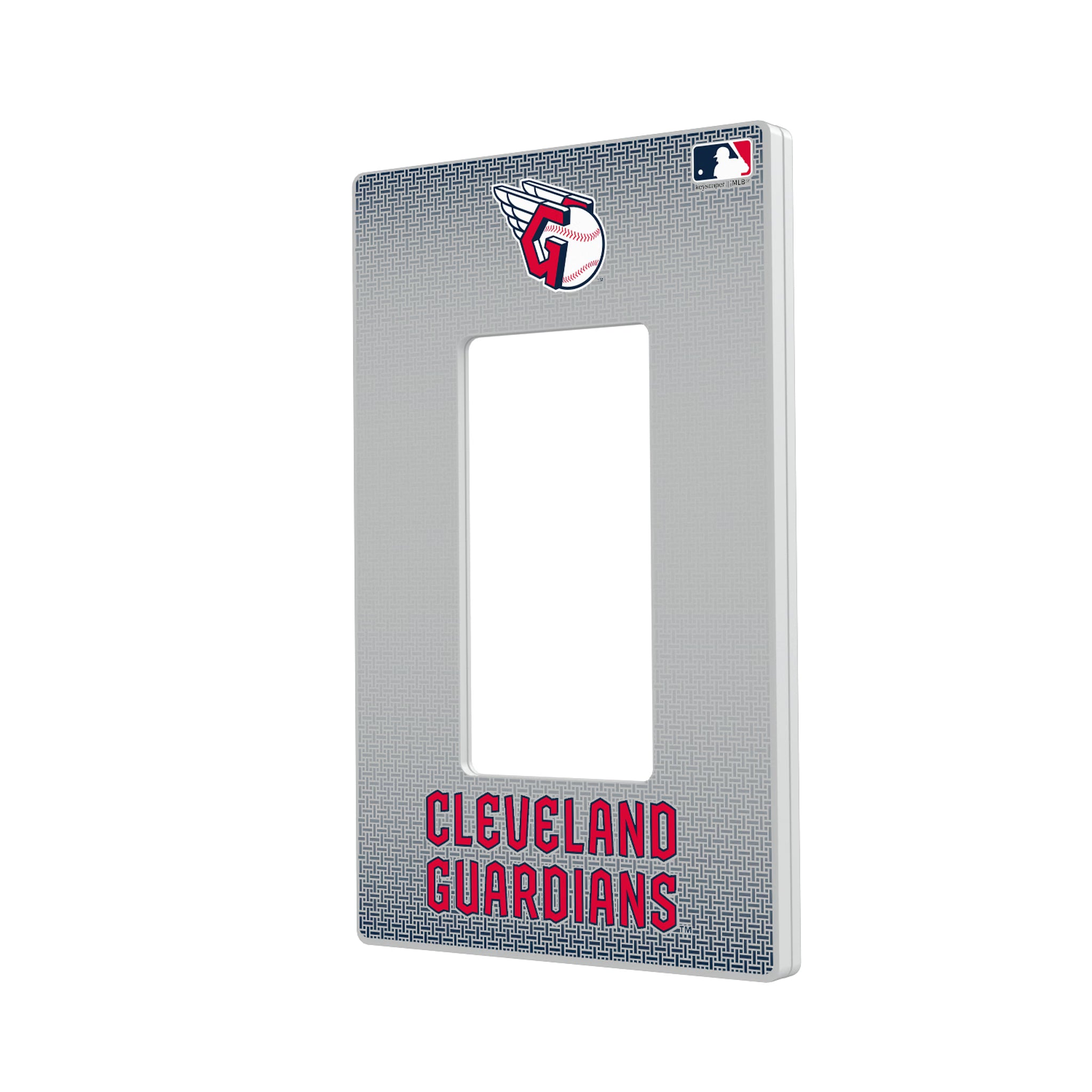 Cleveland Guardians Linen Hidden-Screw Light Switch Plate#Style_Single Rocker