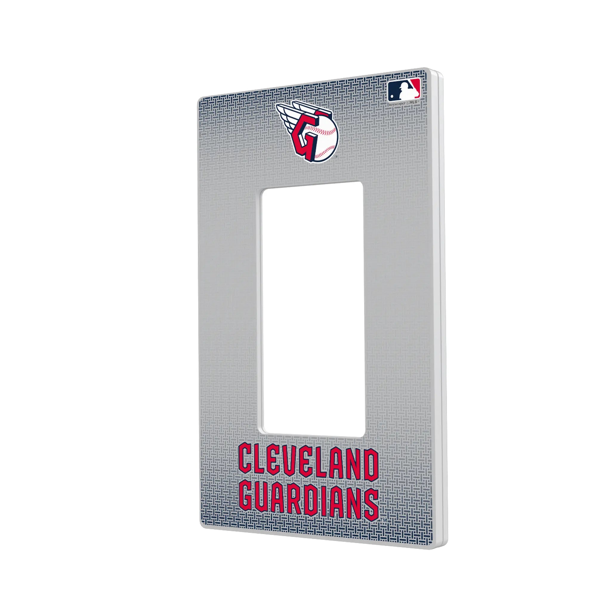 Cleveland Guardians Linen Hidden-Screw Light Switch Plate#Style_Single Rocker