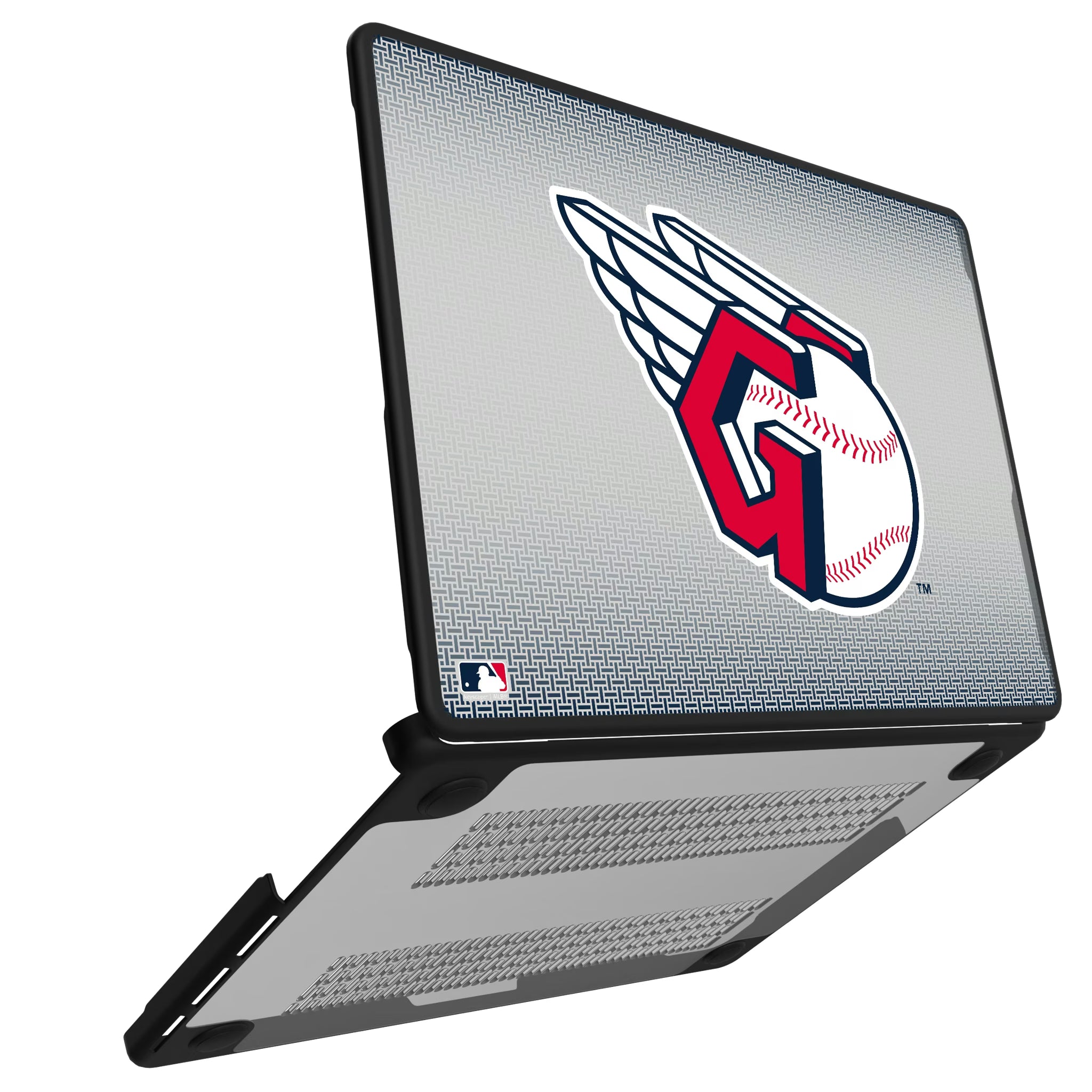 Cleveland Guardians Linen MacBook Laptop Case for Apple MacBook#Device_MacBook Pro (14-inch, 2021) / MacBook Pro (14-inch, 2023) / MacBook Pro (14-inch, 2024)