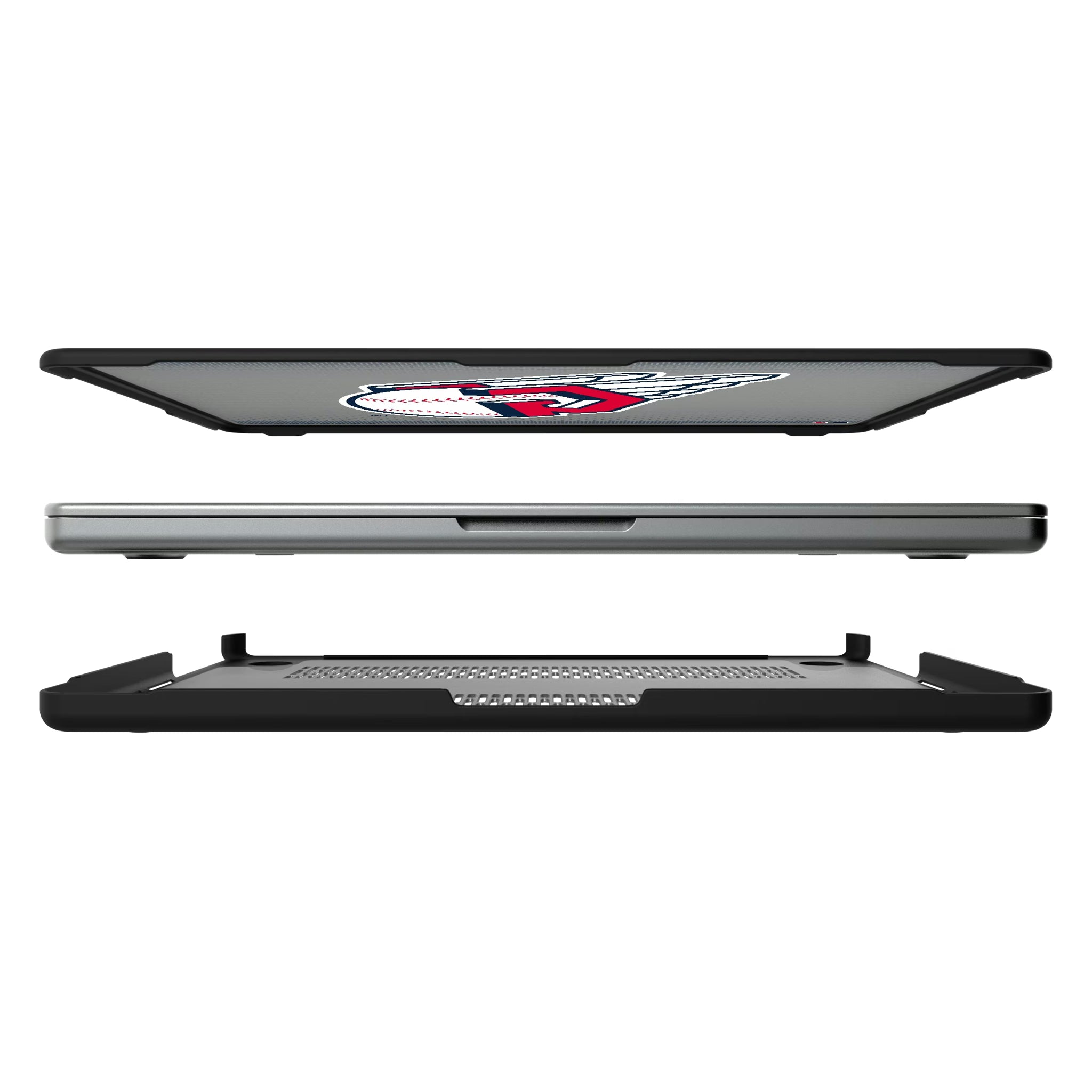 Cleveland Guardians Linen MacBook Laptop Case for Apple MacBook#Device_MacBook Pro (14-inch, 2021) / MacBook Pro (14-inch, 2023) / MacBook Pro (14-inch, 2024)