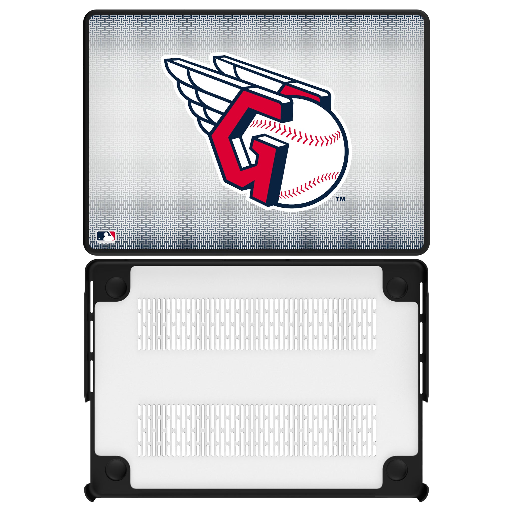 Cleveland Guardians Linen MacBook Laptop Case for Apple MacBook#Device_MacBook Pro (14-inch, 2021) / MacBook Pro (14-inch, 2023) / MacBook Pro (14-inch, 2024)
