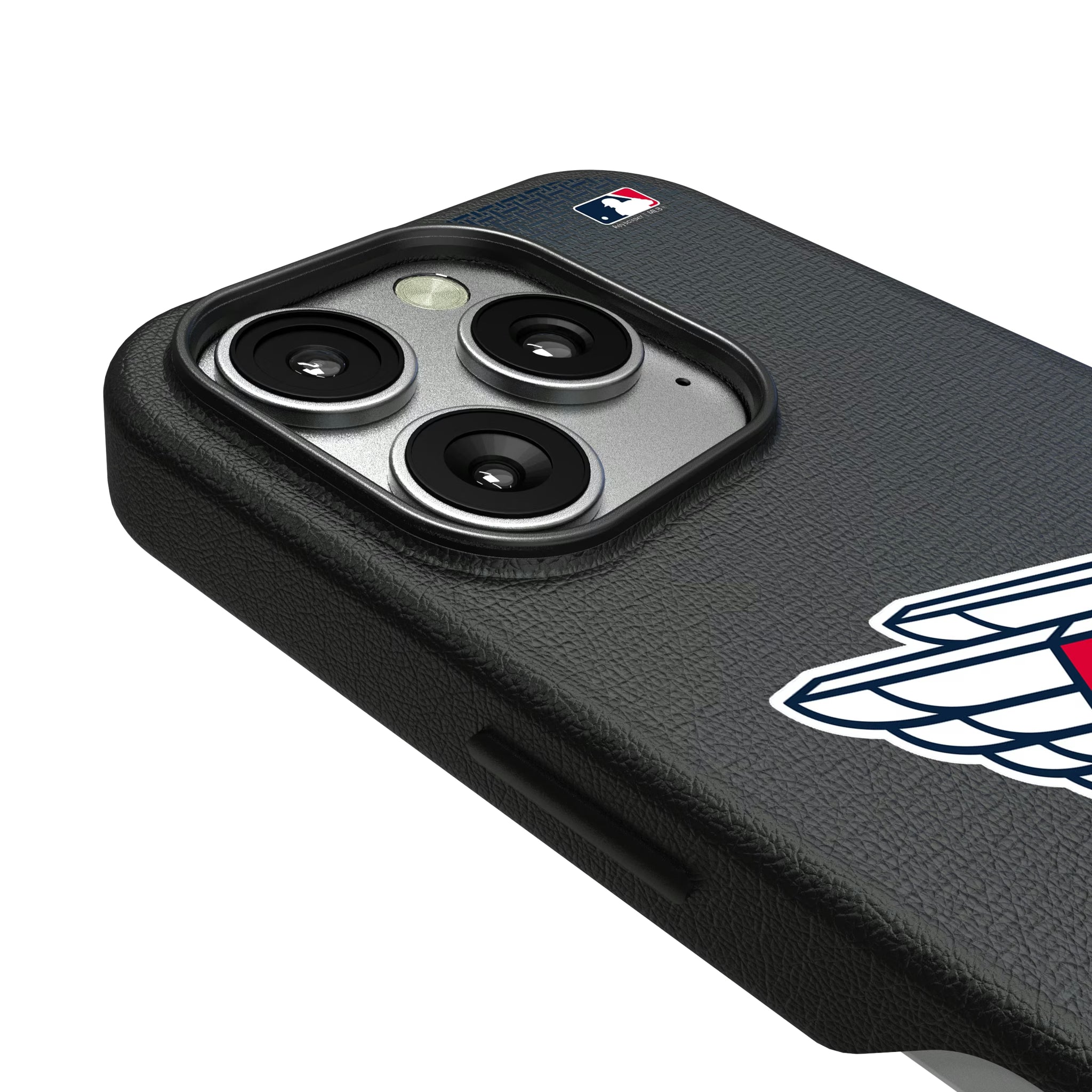 Cleveland Guardians Linen iPhone MagSafe Compatible Phone Case for Apple iPhone - Detail