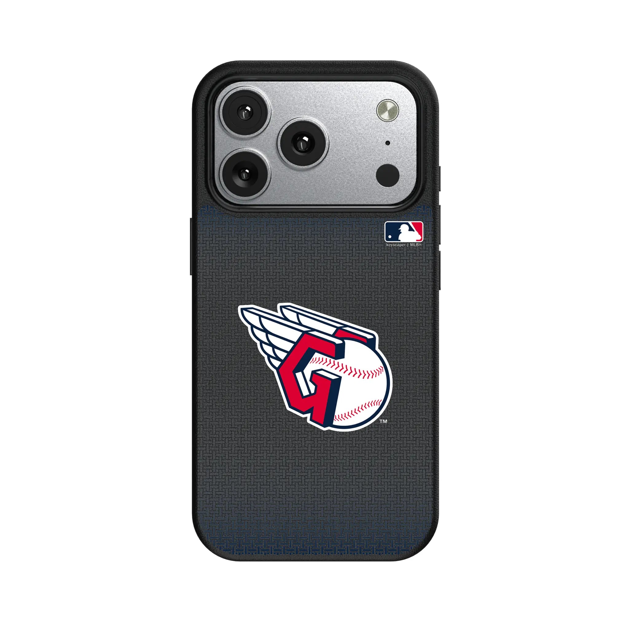 Cleveland Guardians Linen iPhone MagSafe Compatible Phone Case for Apple iPhone#Device_iPhone 17 Pro