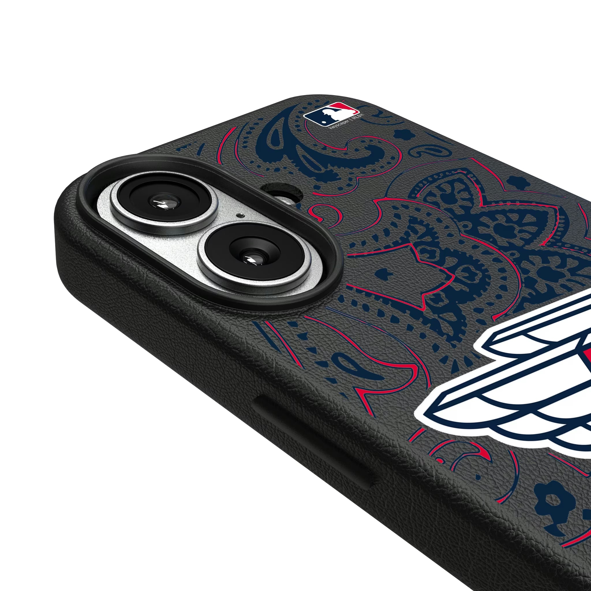 Cleveland Guardians Paisley iPhone MagSafe Compatible Phone Case for Apple iPhone - Detail#Device_iPhone 17