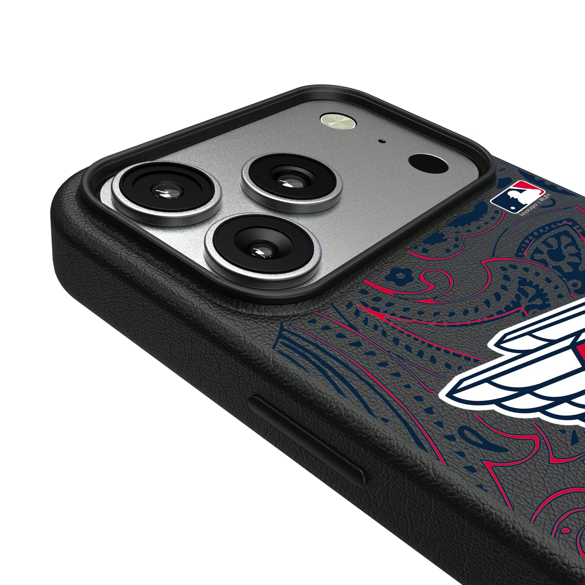 Cleveland Guardians Paisley iPhone MagSafe Compatible Phone Case for Apple iPhone - Detail#Device_iPhone 17 Pro