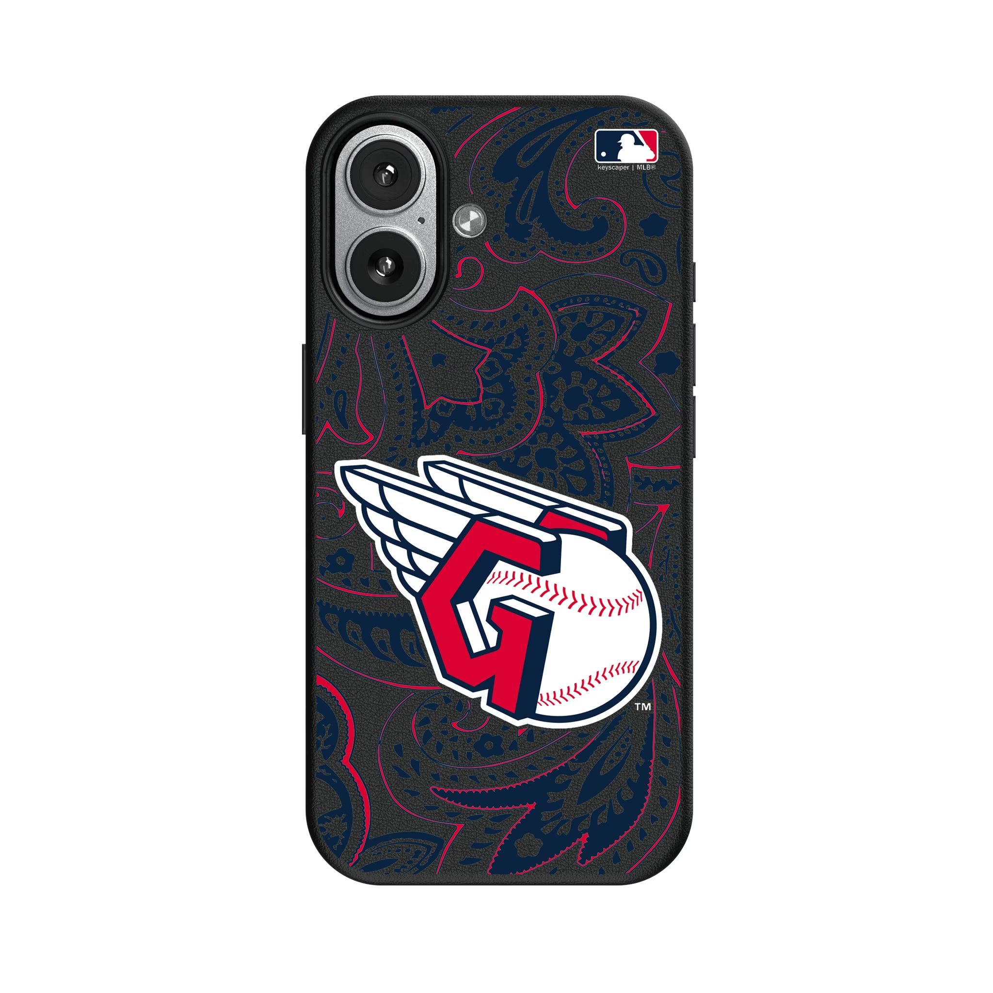 Cleveland Guardians Paisley iPhone MagSafe Compatible Phone Case for Apple iPhone#Device_iPhone 17