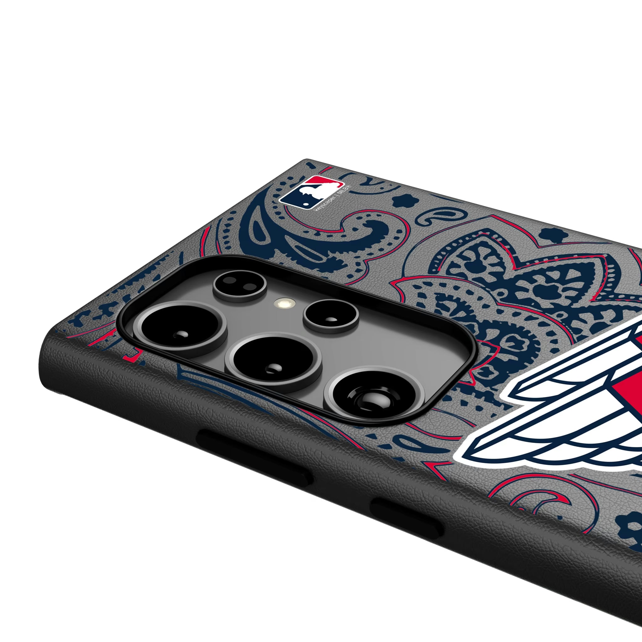 Cleveland Guardians Paisley Galaxy MagSafe Compatible Phone Case for Samsung Galaxy - Detail