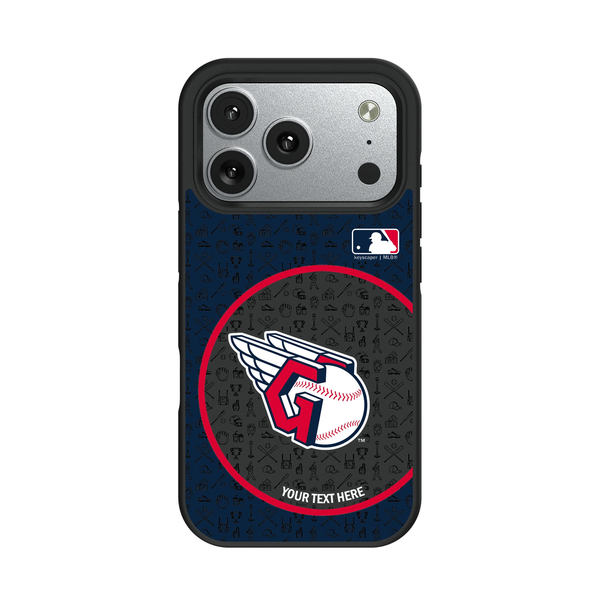 Cleveland Guardians Personalized Circle iPhone Bump Phone Case for Apple iPhone#Device_iPhone 17 Pro