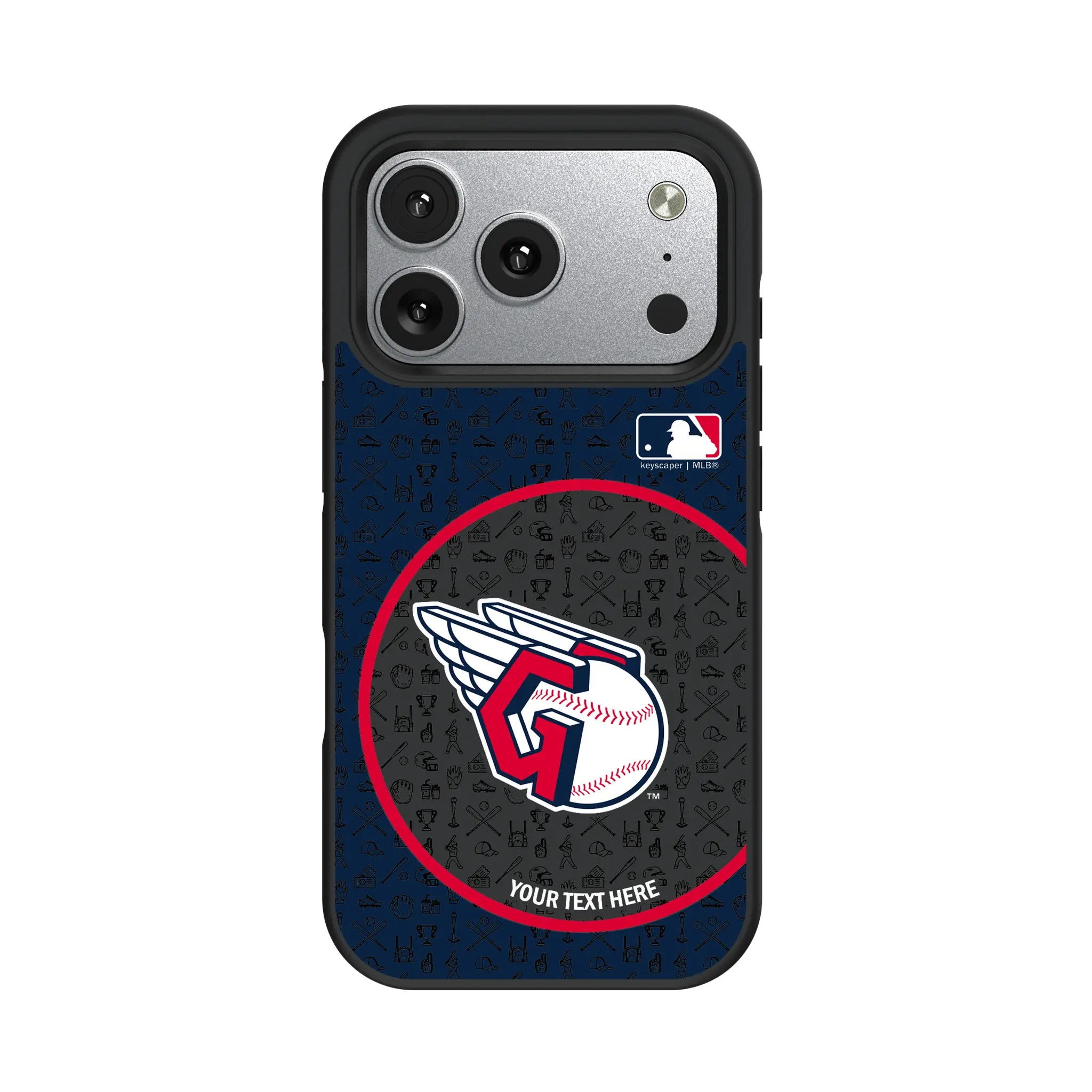 Cleveland Guardians Personalized Circle iPhone Bump Phone Case for Apple iPhone#Device_iPhone 17 Pro