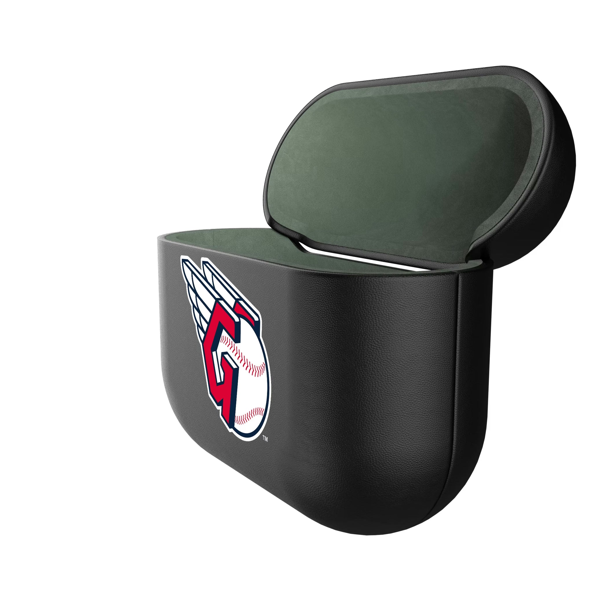 Cleveland Guardians Personalized Insignia AirPods AirPod Case Cover - Isometric View#Device_AirPods 3rd Gen