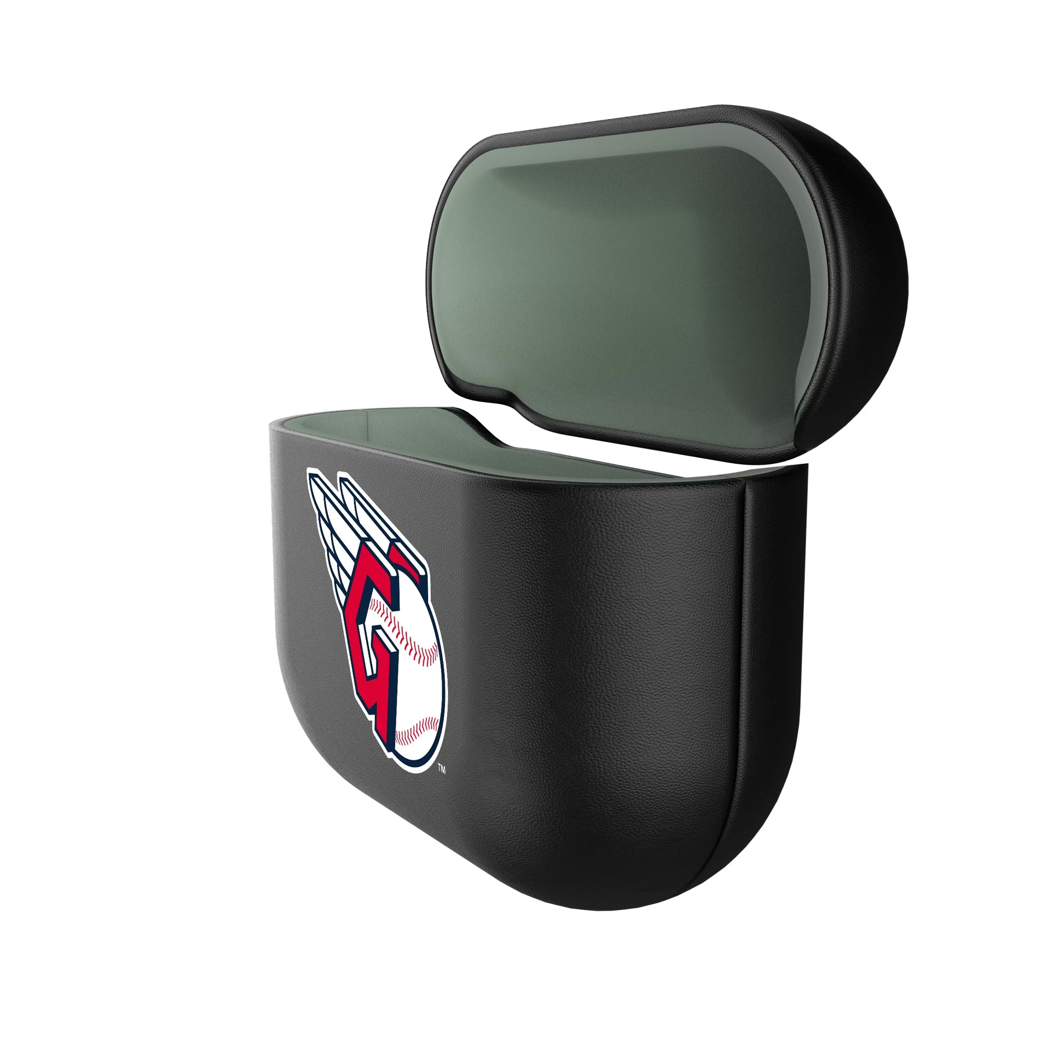 Cleveland Guardians Personalized Insignia AirPods AirPod Case Cover - Isometric View#Device_AirPods 4