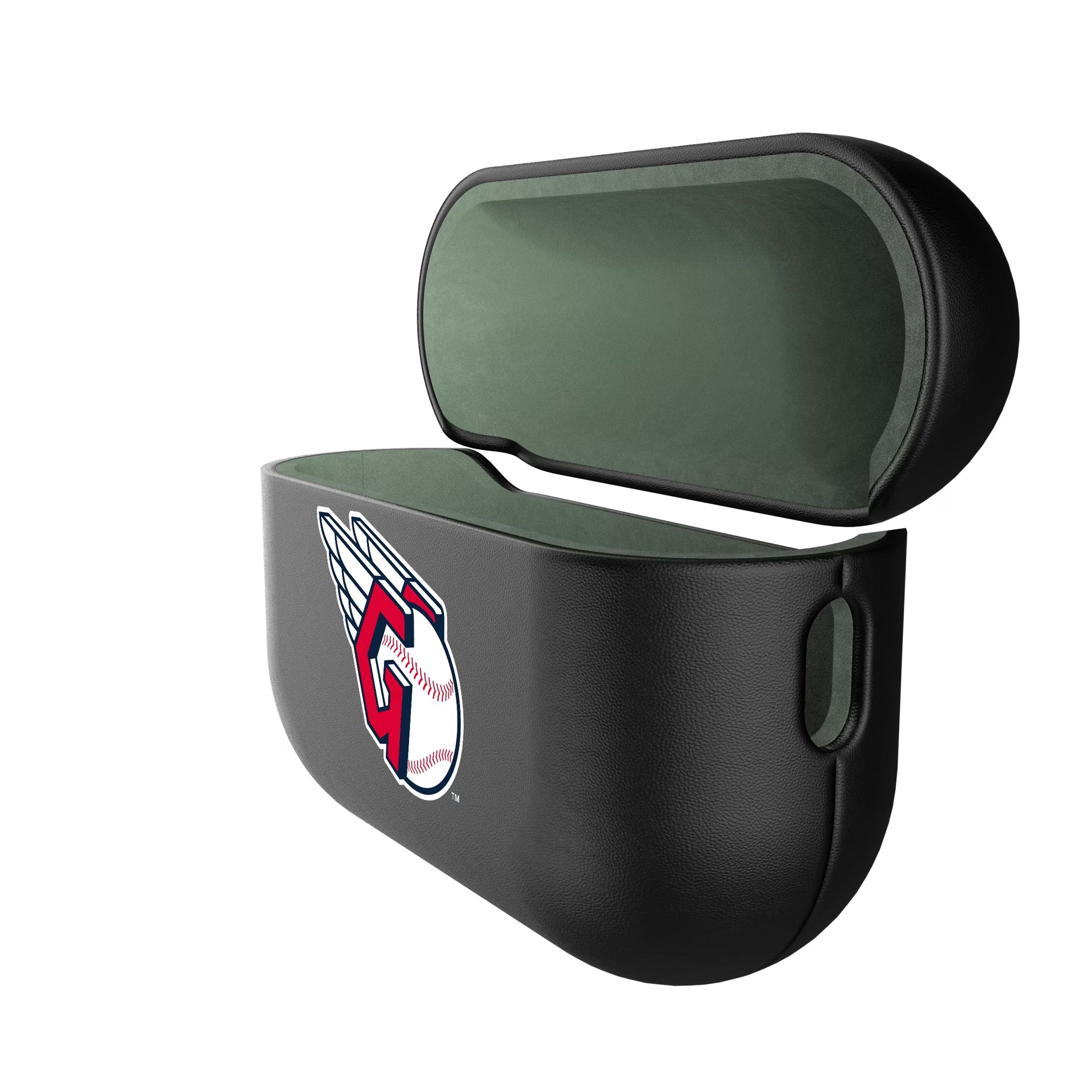 Cleveland Guardians Personalized Insignia AirPods AirPod Case Cover - Isometric View#Device_AirPods Pro 2nd Gen