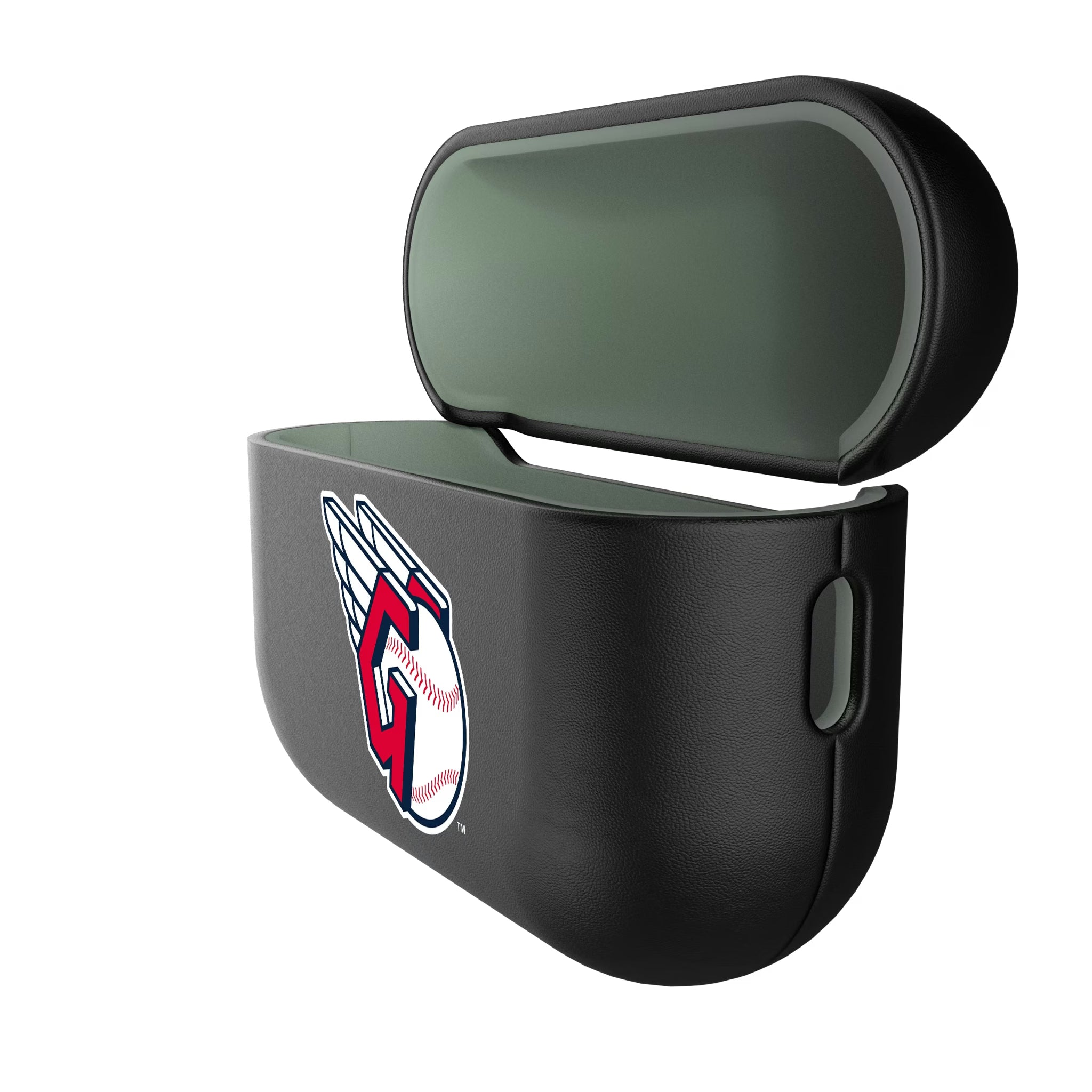 Cleveland Guardians Personalized Insignia AirPods AirPod Case Cover - Isometric View#Device_AirPods Pro 3