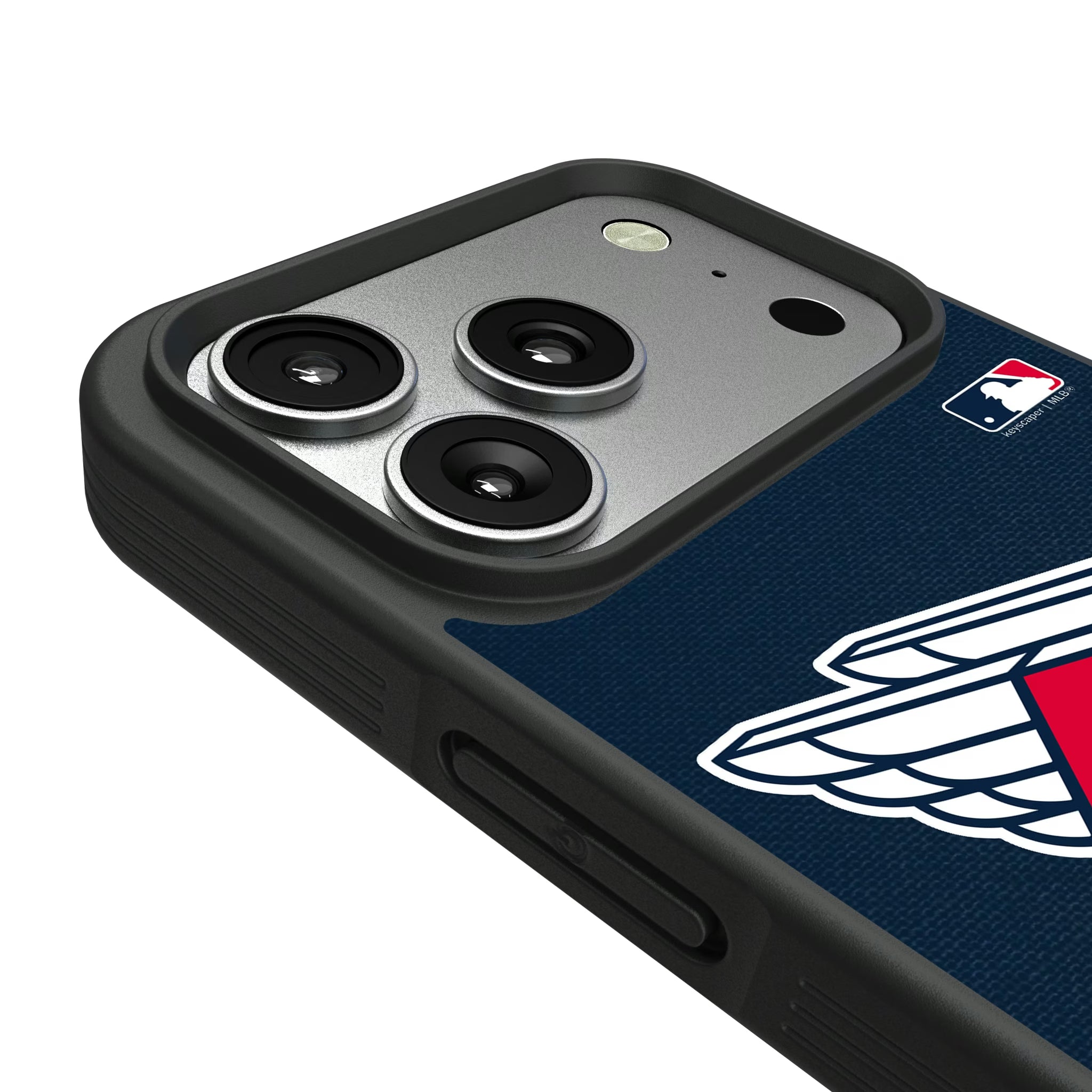 Cleveland Guardians Personalized Stripe iPhone Bump Phone Case for Apple iPhone - Detail#Device_iPhone 17 Pro
