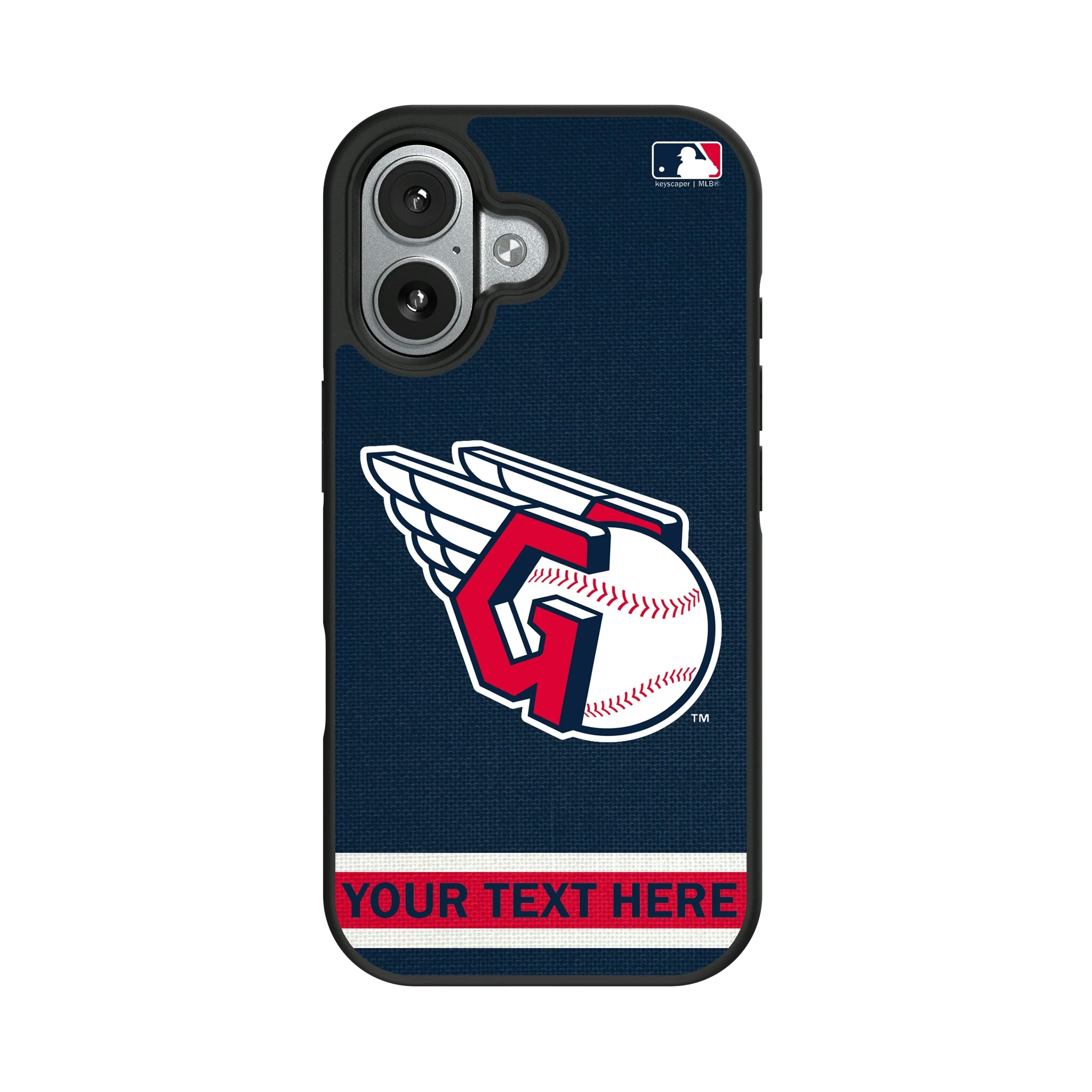 Cleveland Guardians Personalized Stripe iPhone Bump Phone Case for Apple iPhone#Device_iPhone 17