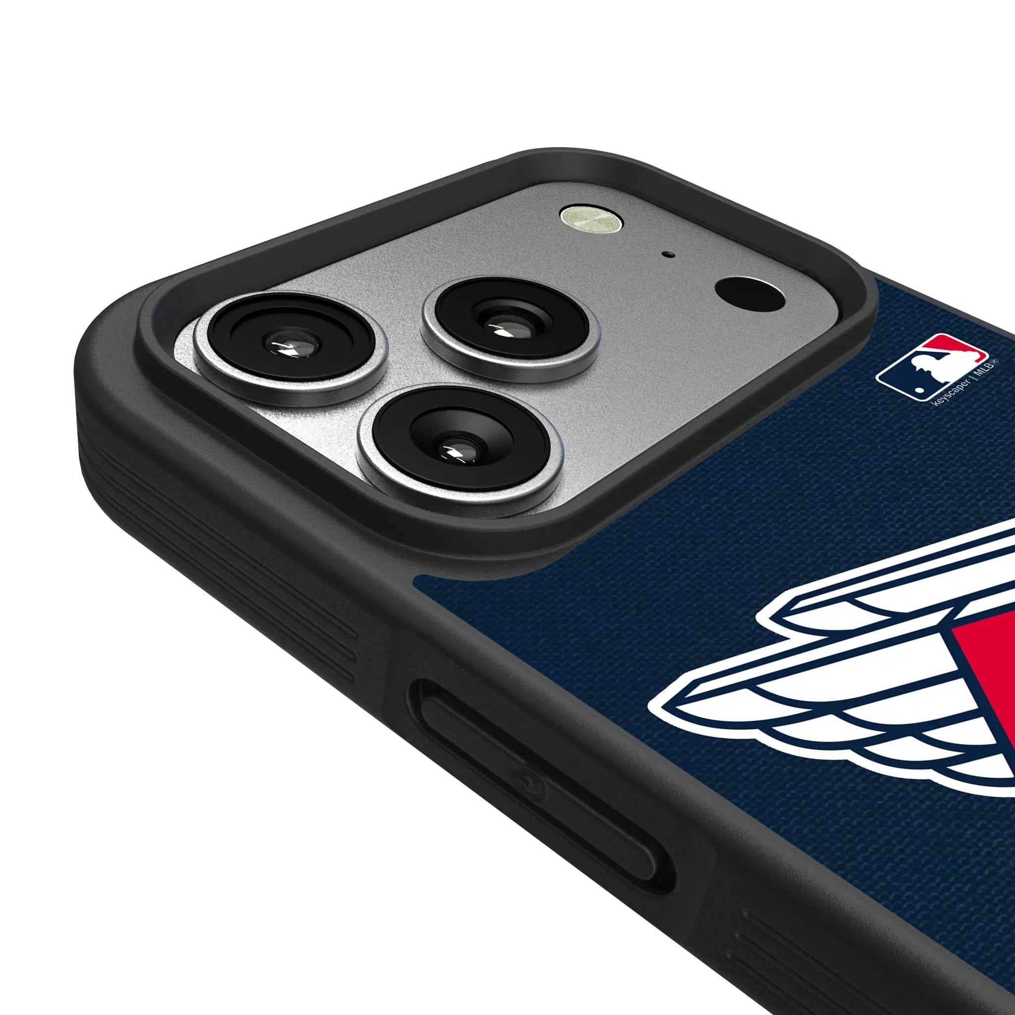 Cleveland Guardians Personalized Stripe iPhone Bump Phone Case for Apple iPhone - Detail#Device_iPhone 17 Pro