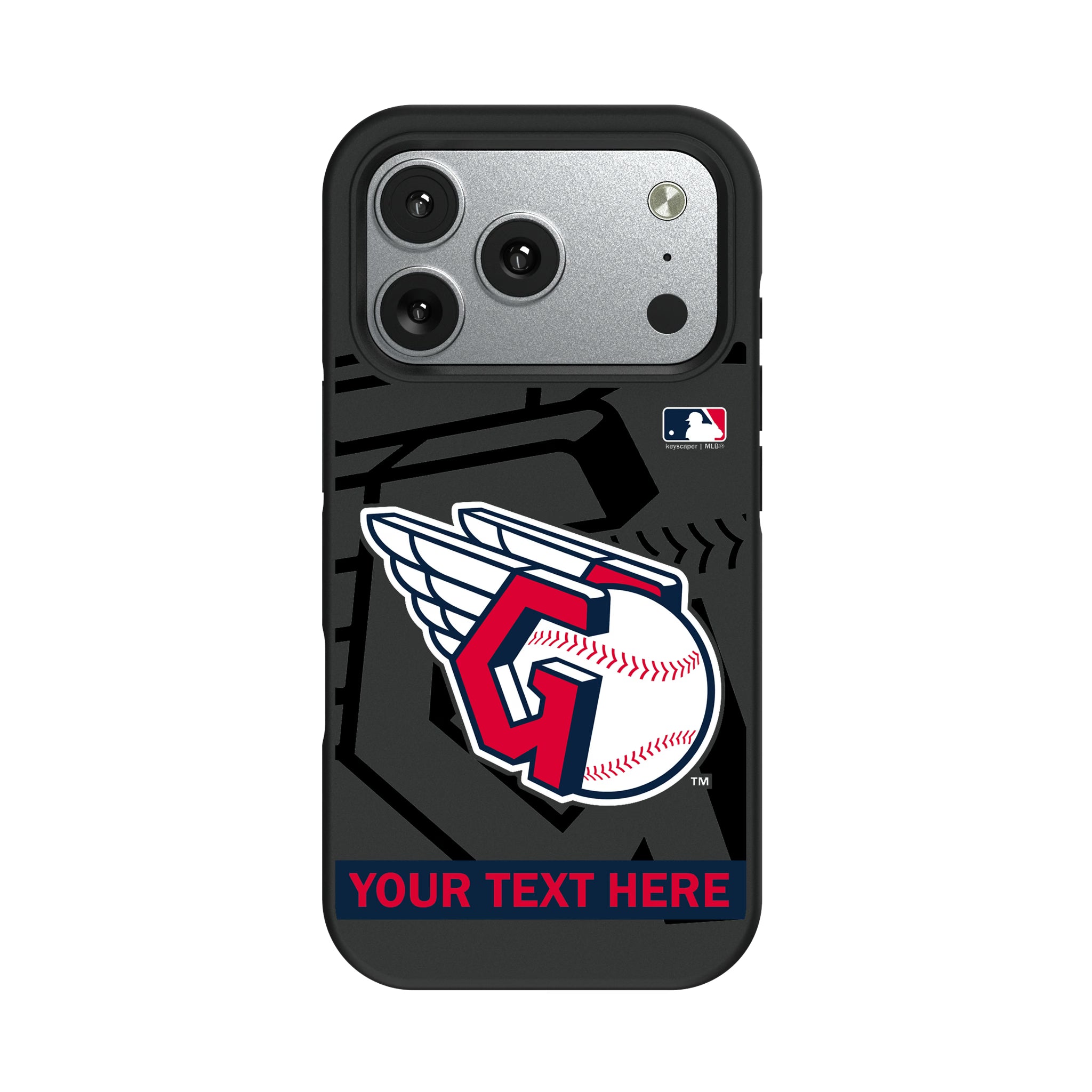 Cleveland Guardians Personalized Tilt iPhone Bump Phone Case for Apple iPhone#Device_iPhone 17 Pro