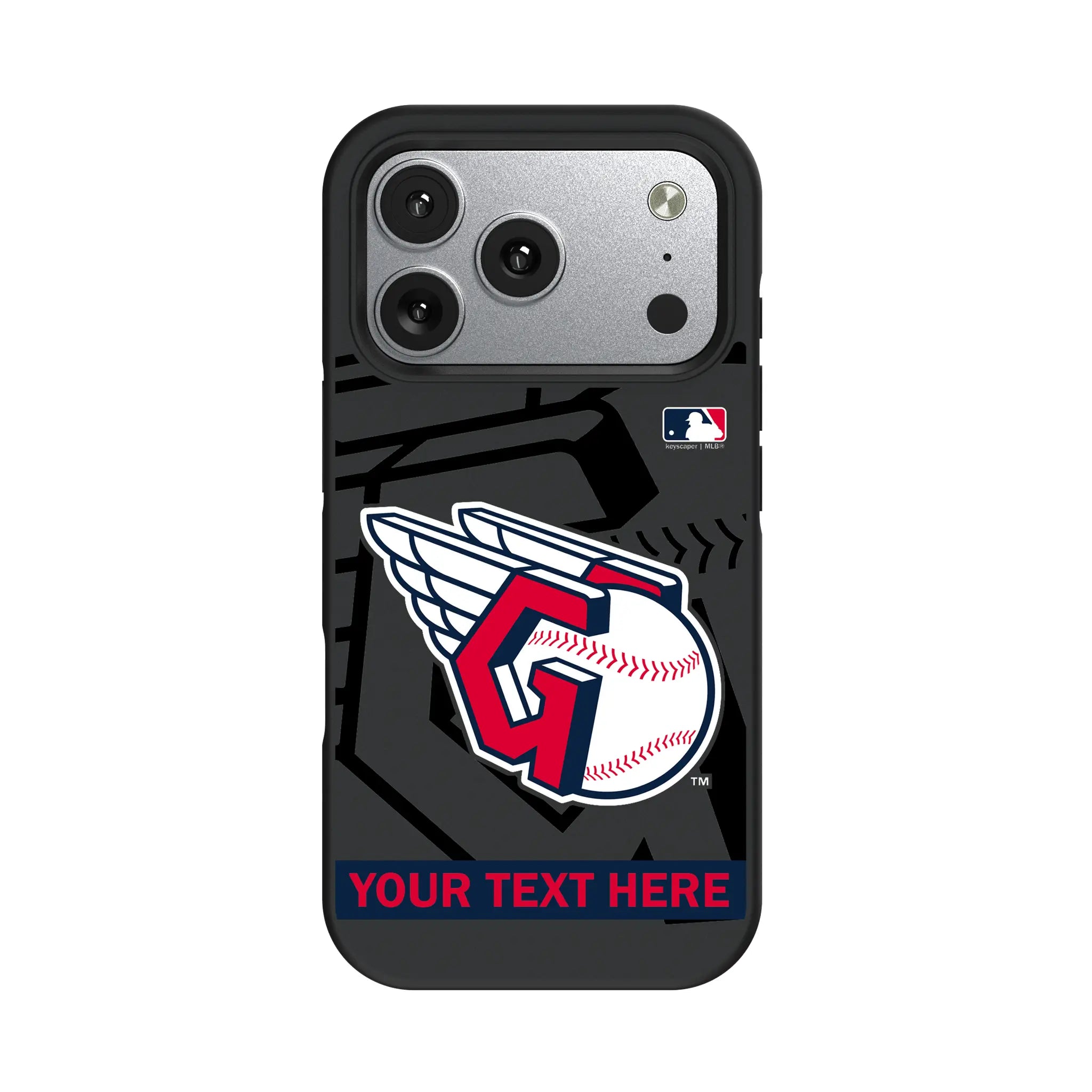 Cleveland Guardians Personalized Tilt iPhone Bump Phone Case for Apple iPhone#Device_iPhone 17 Pro