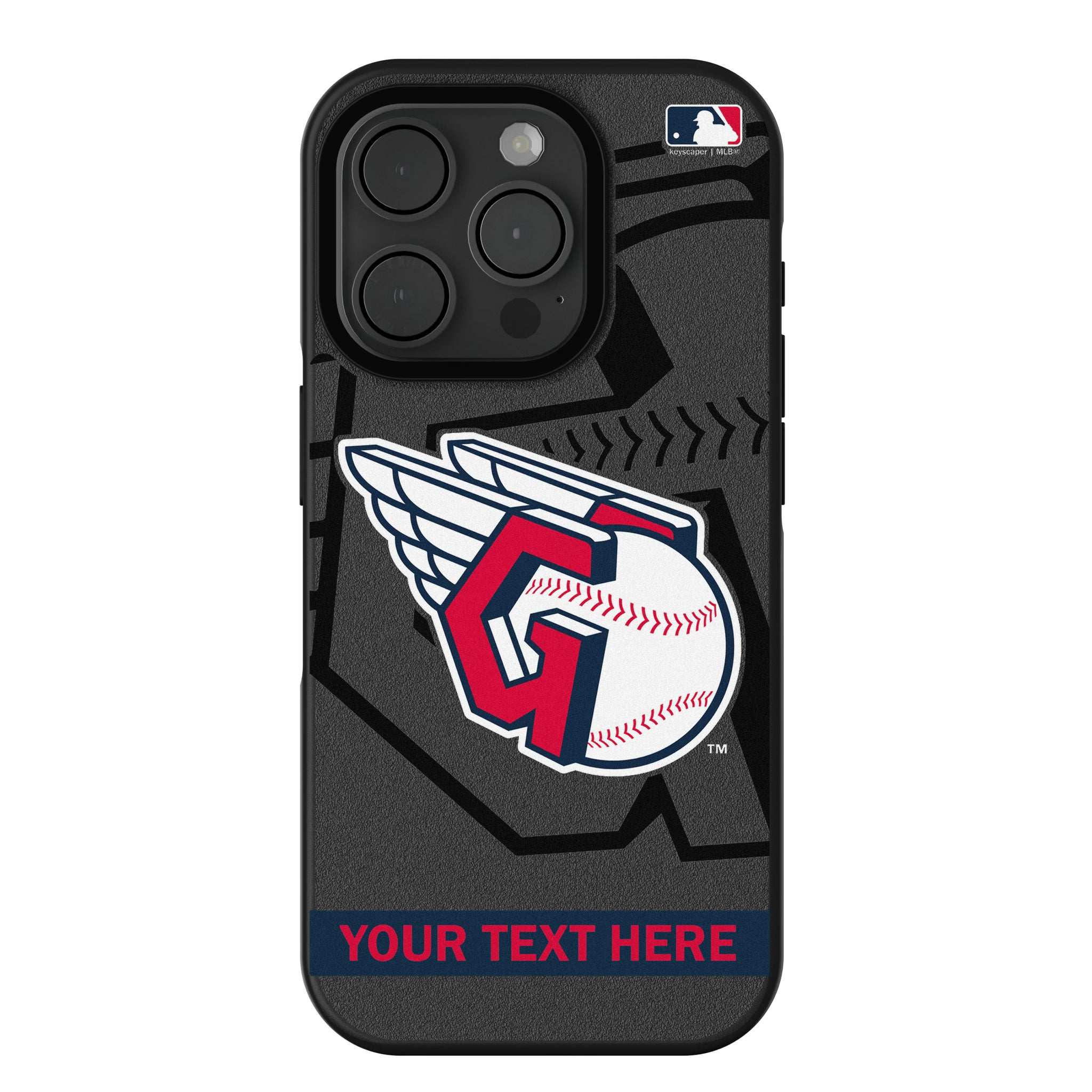 Cleveland Guardians Personalized Tilt iPhone Bump Phone Case for Apple iPhone