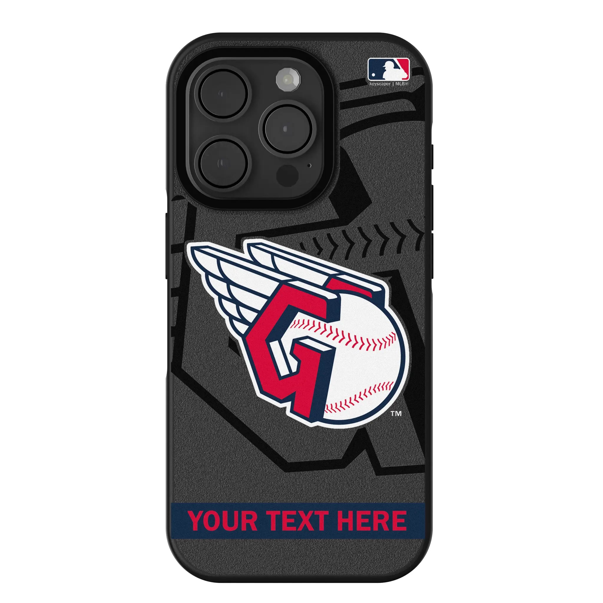 Cleveland Guardians Personalized Tilt iPhone Bump Phone Case for Apple iPhone
