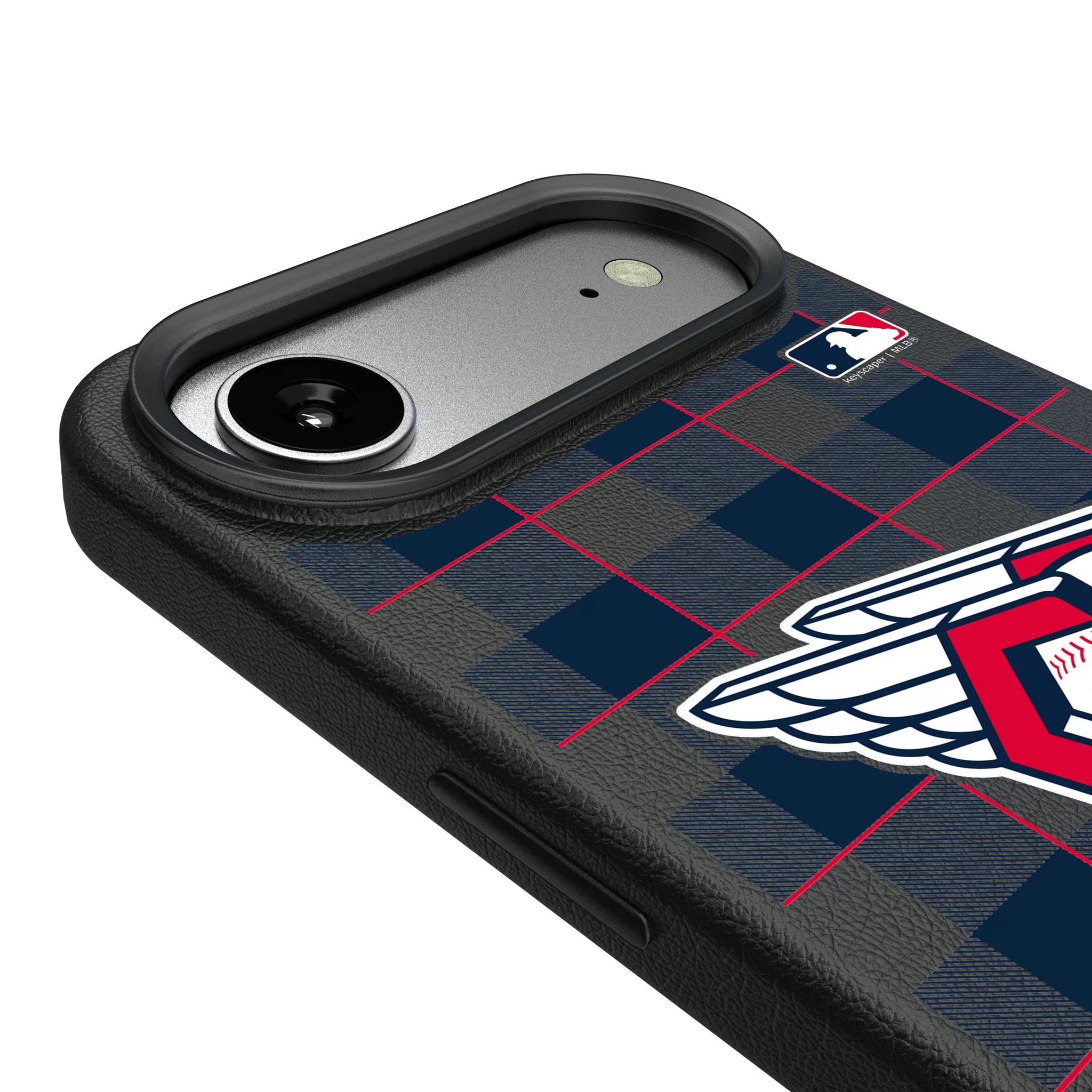 Cleveland Guardians Plaid iPhone MagSafe Compatible Phone Case for Apple iPhone - Detail#Device_iPhone Air