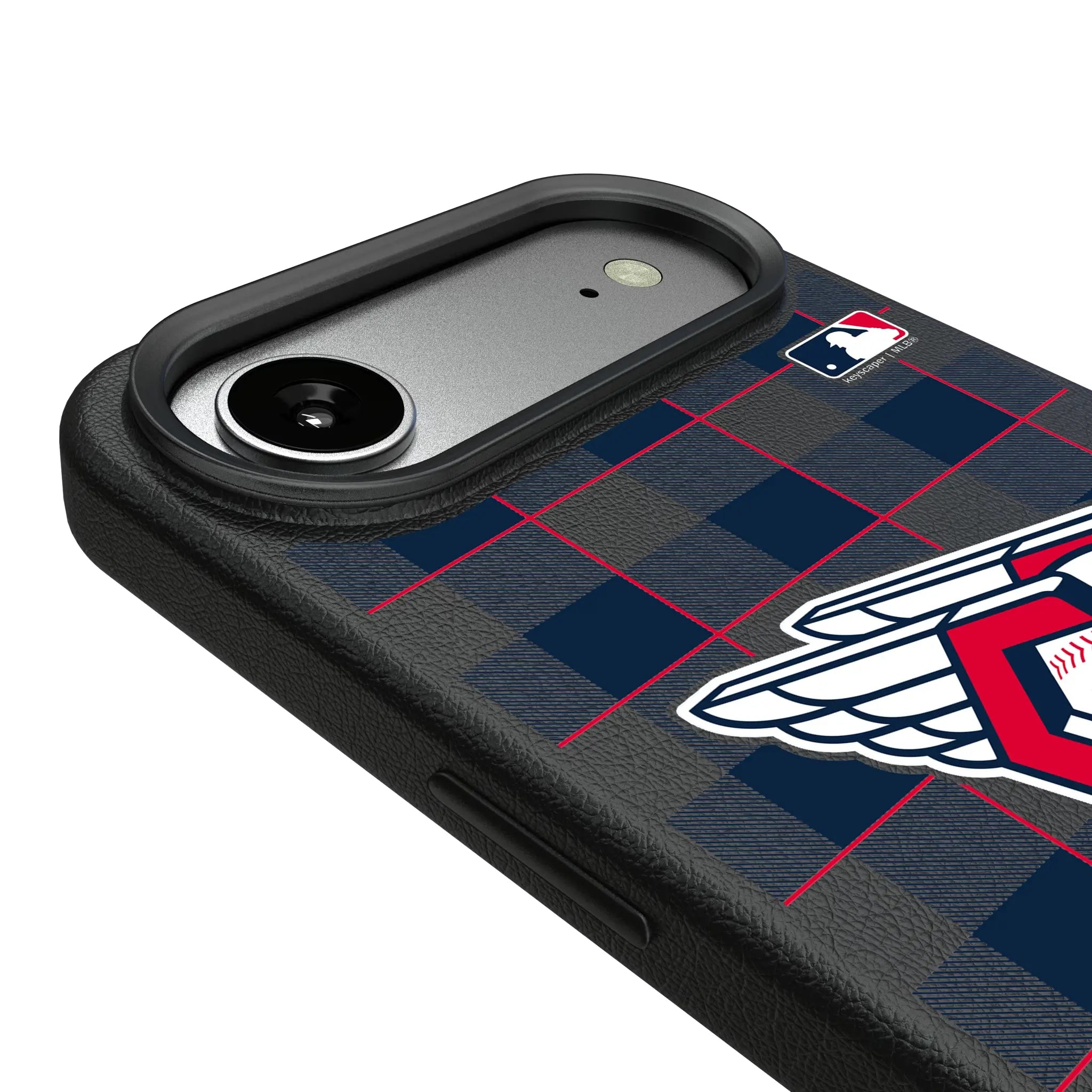 Cleveland Guardians Plaid iPhone MagSafe Compatible Phone Case for Apple iPhone - Detail#Device_iPhone Air
