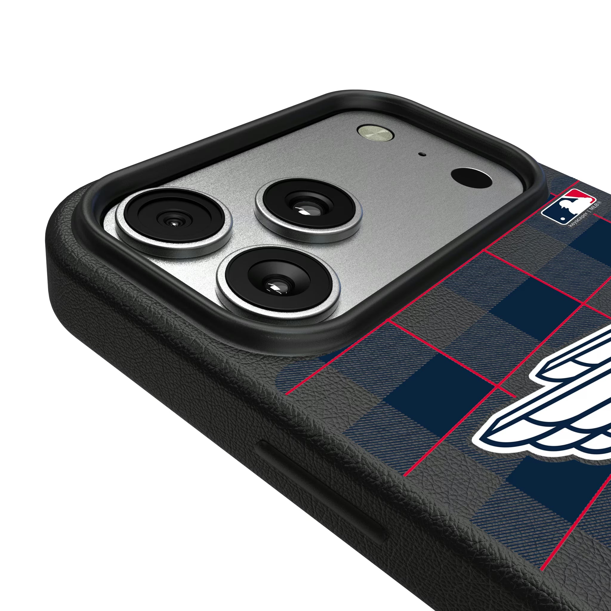 Cleveland Guardians Plaid iPhone MagSafe Compatible Phone Case for Apple iPhone - Detail#Device_iPhone 17 Pro Max