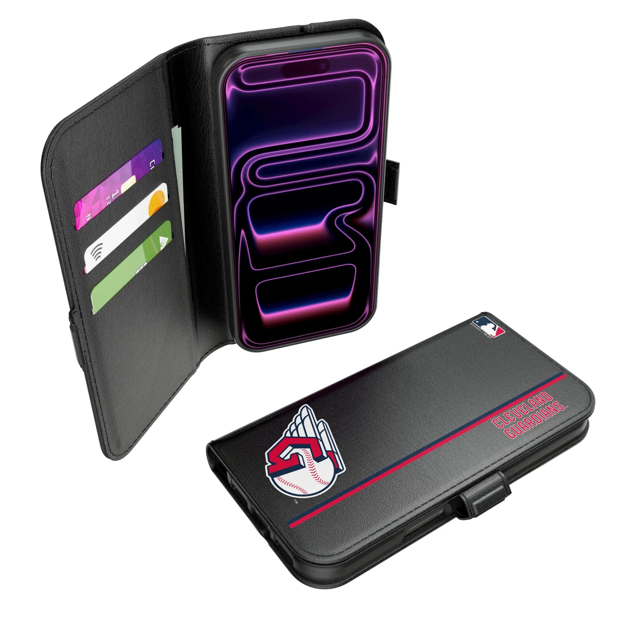 Cleveland Guardians Sidebar iPhone Folio Phone Case for Apple iPhone#Device_iPhone 17 Pro