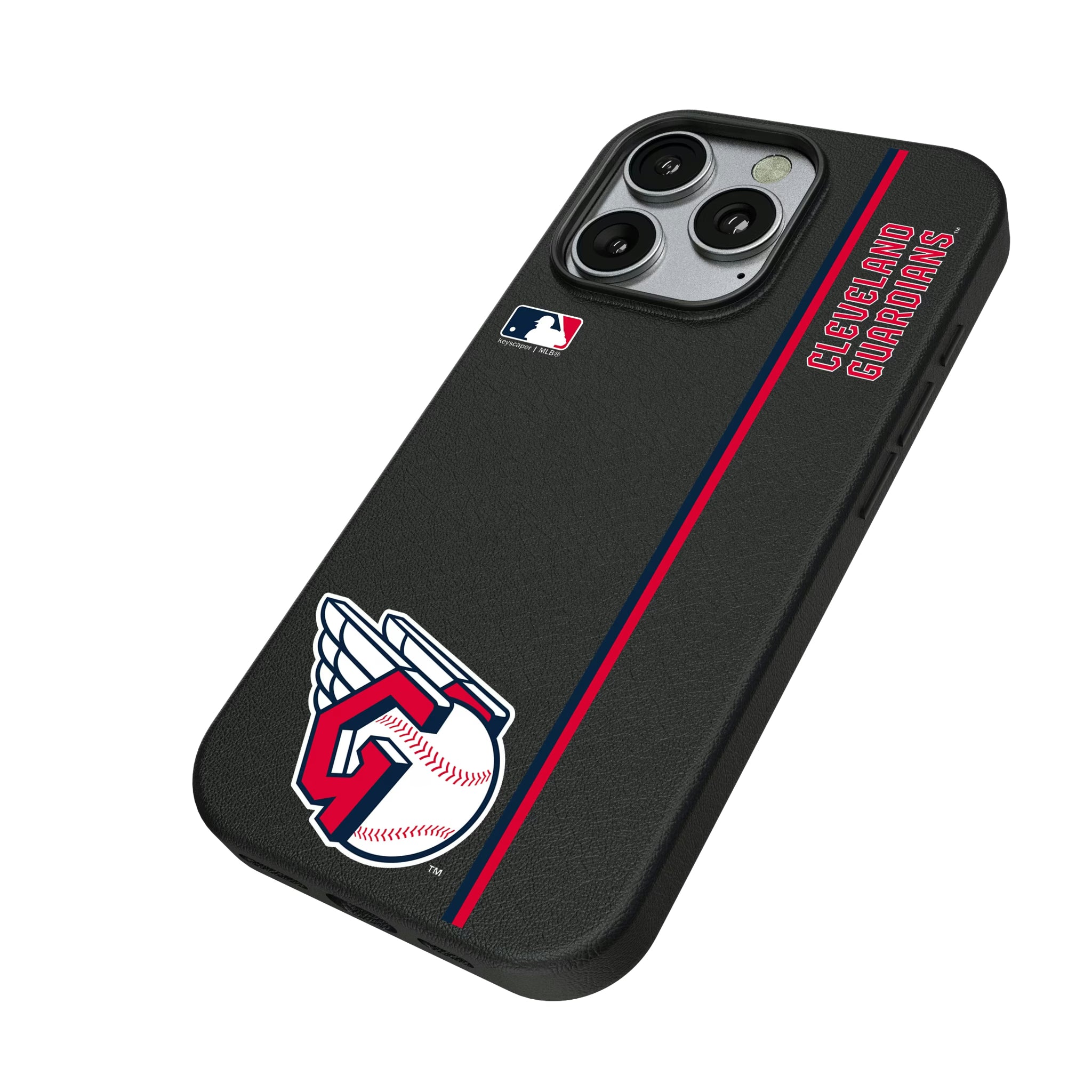 Cleveland Guardians Sidebar iPhone MagSafe Compatible Phone Case for Apple iPhone - Isometric View
